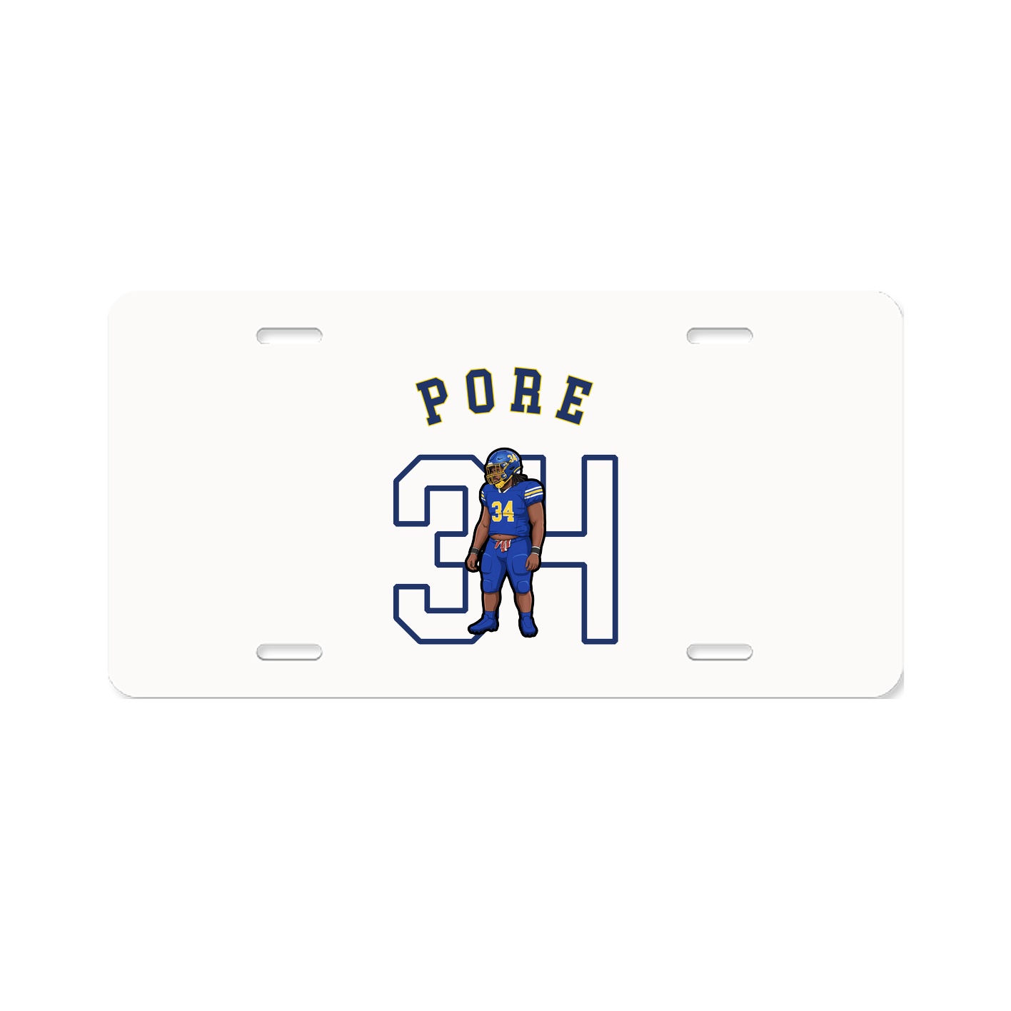 License Plate — Shirsey Arch in Classic