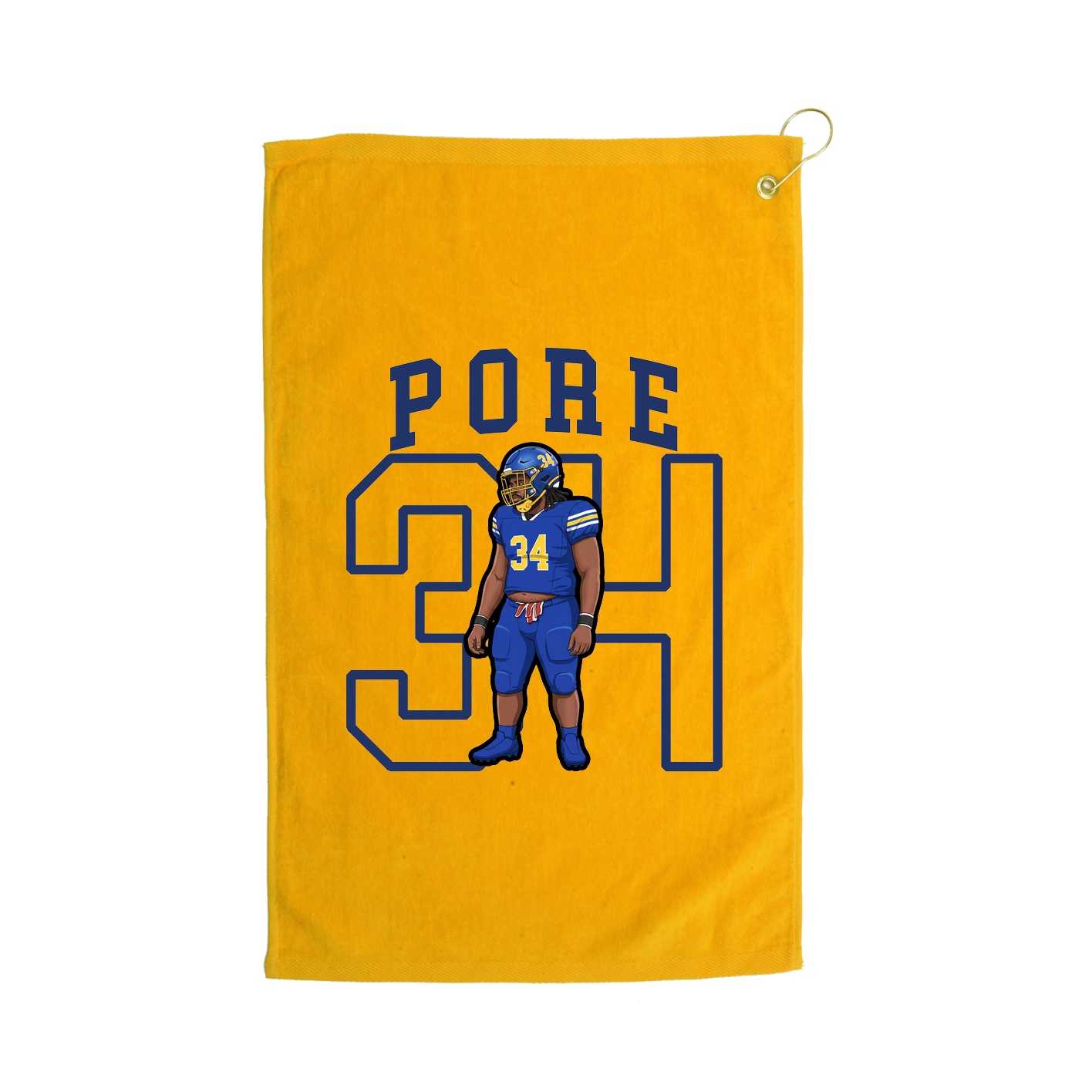 Golf Towel — Shirsey in Gold