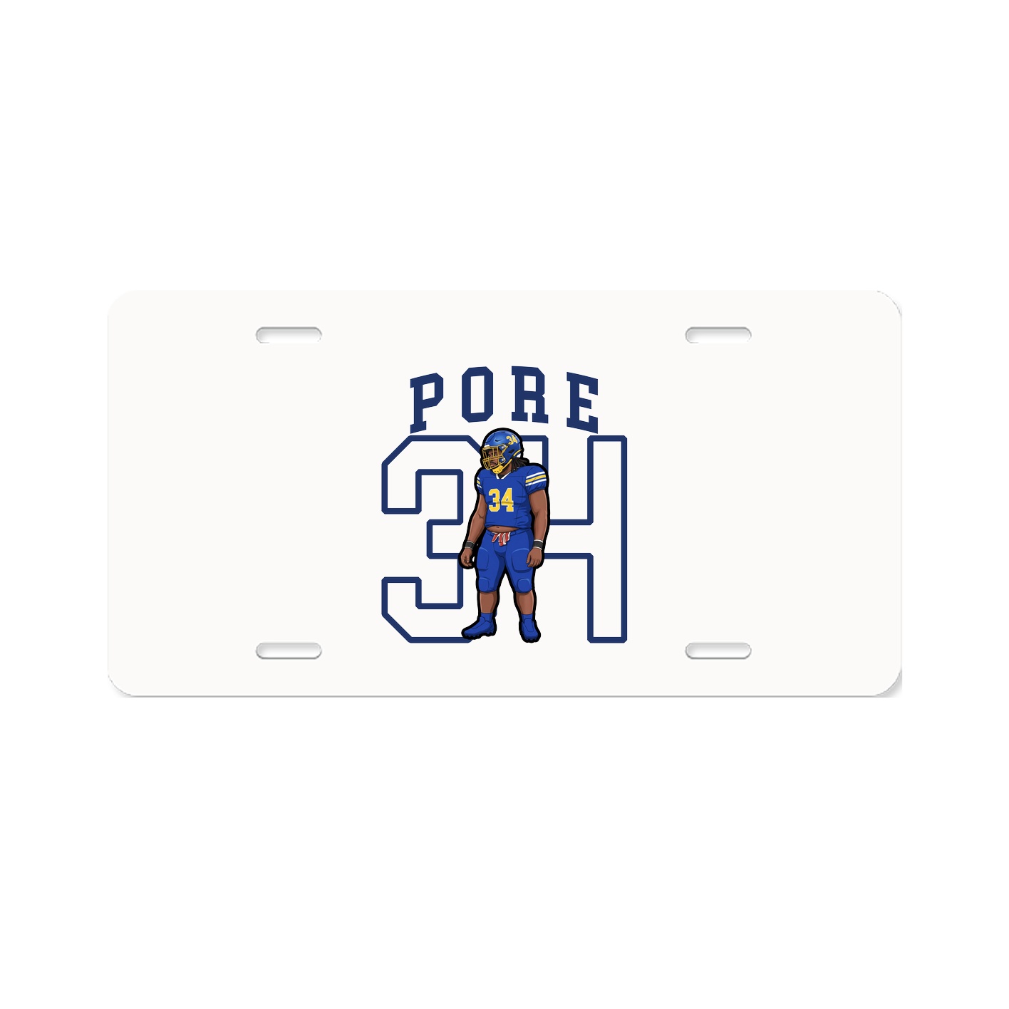 Aluminum License Plate