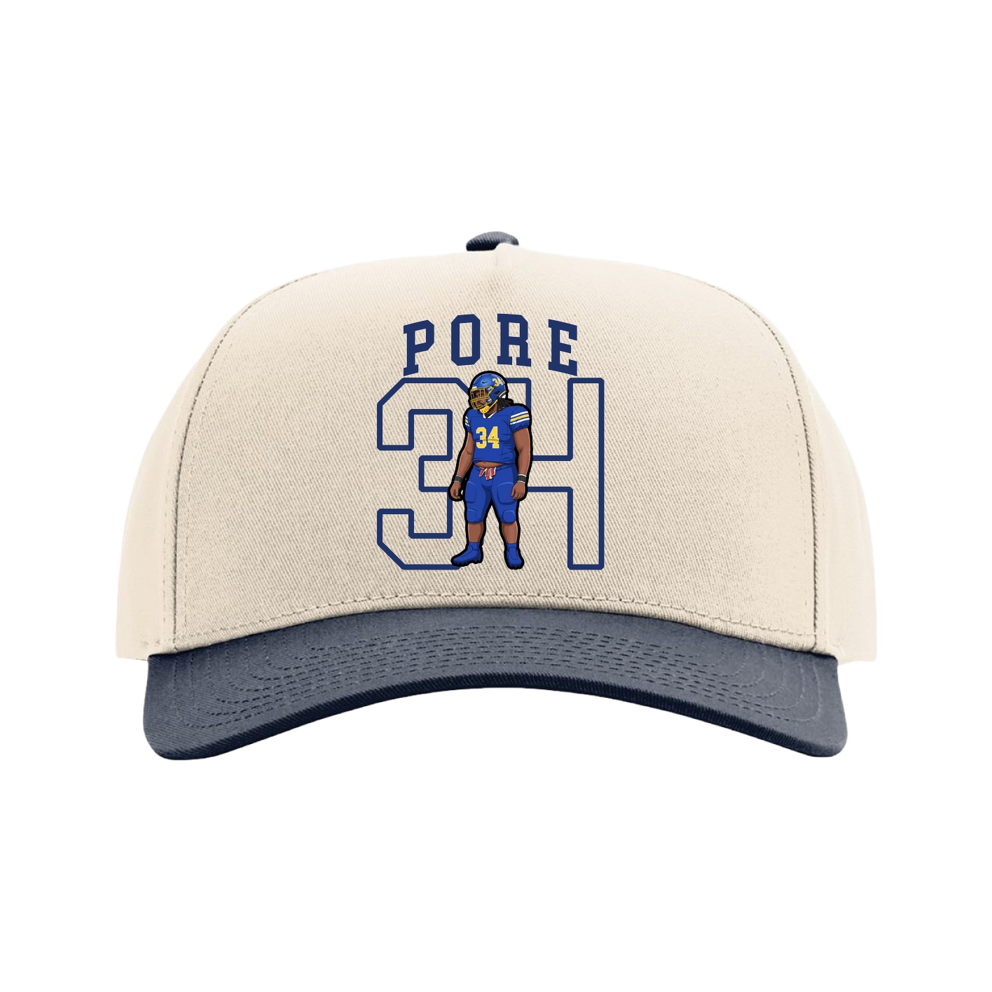 Full Fabric Five-Panel Champ Cap
