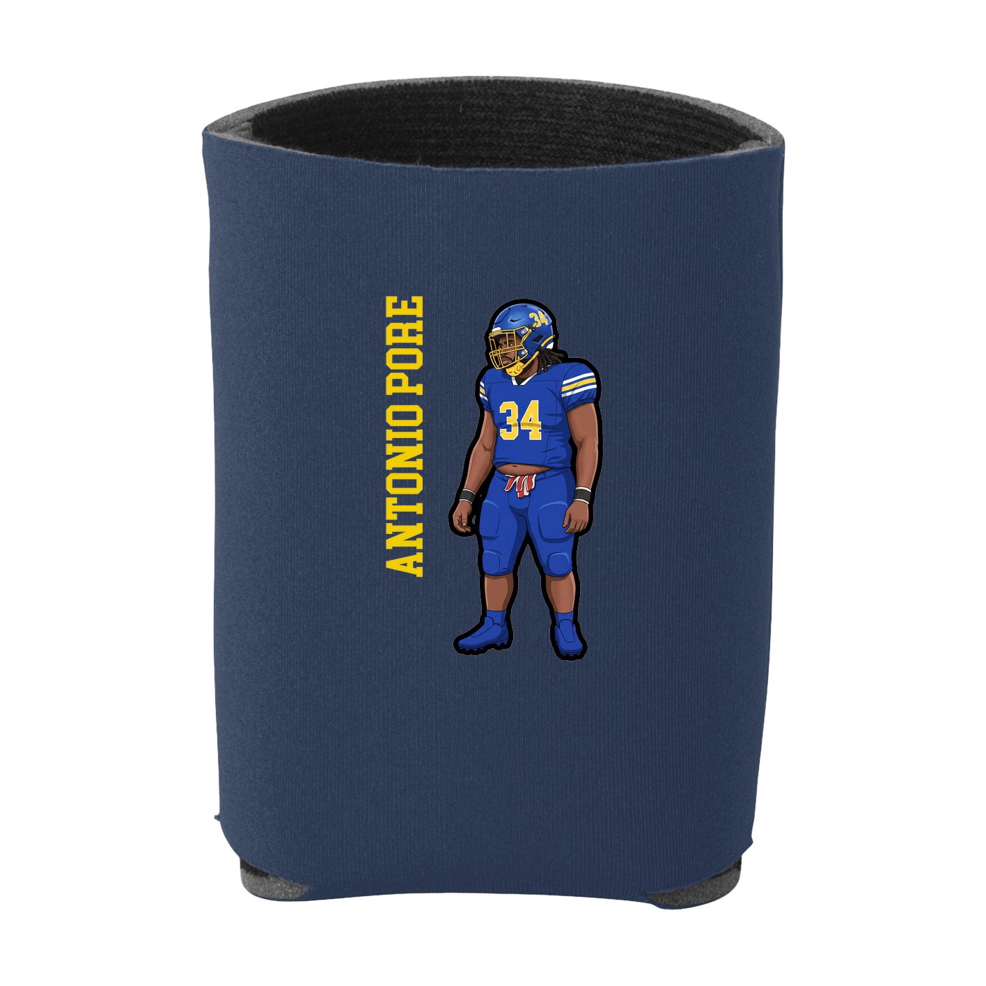Can Holder — Name Vertical in Navy