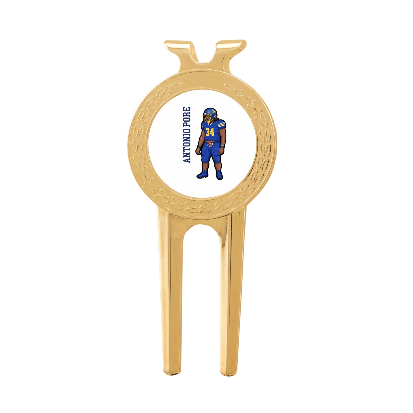 Divot Tool with Ball Marker — Name Vertical in Classic