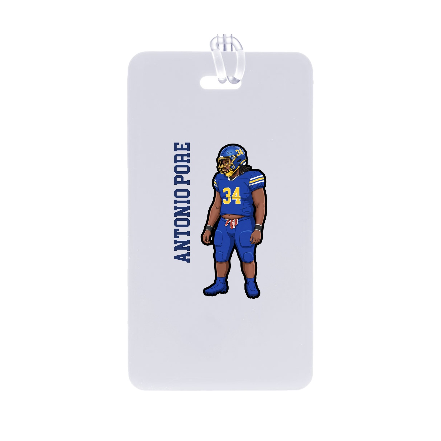 Bag Tag — Name Vertical in Classic