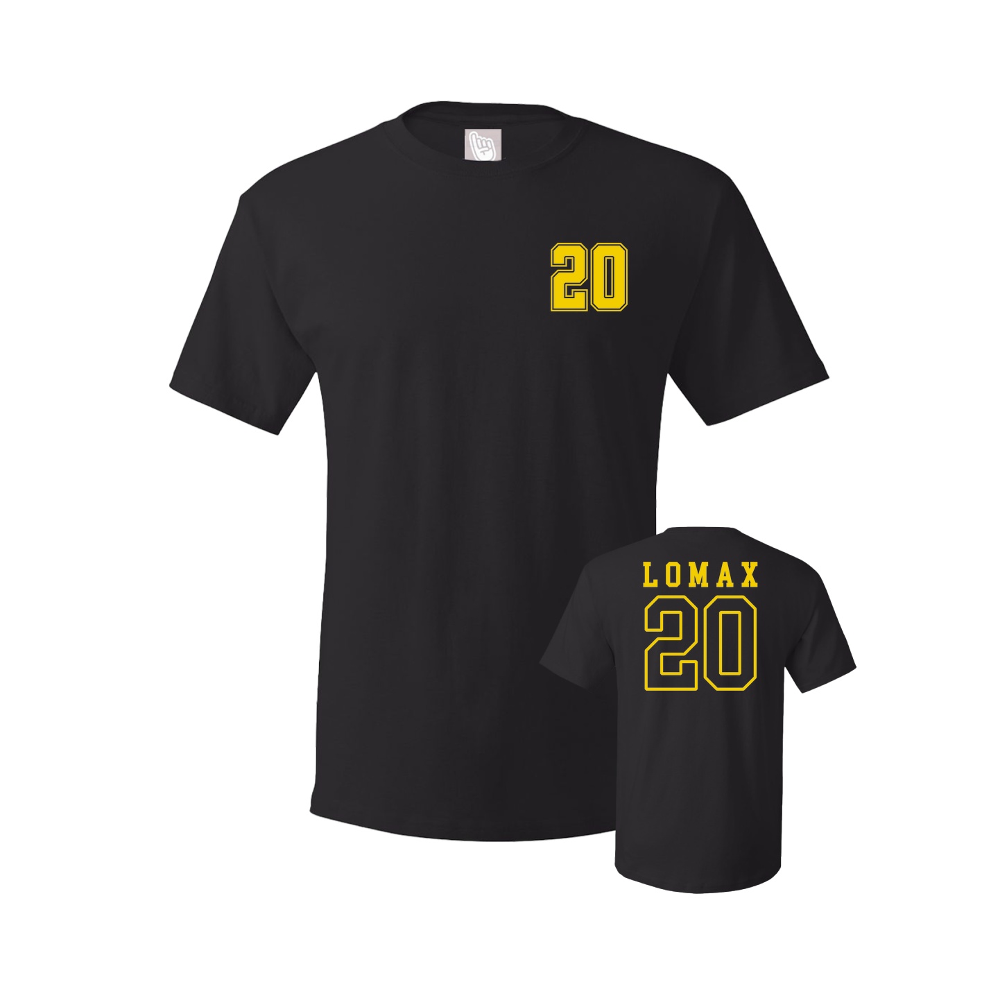 Youth Tee — Chest Back in Black