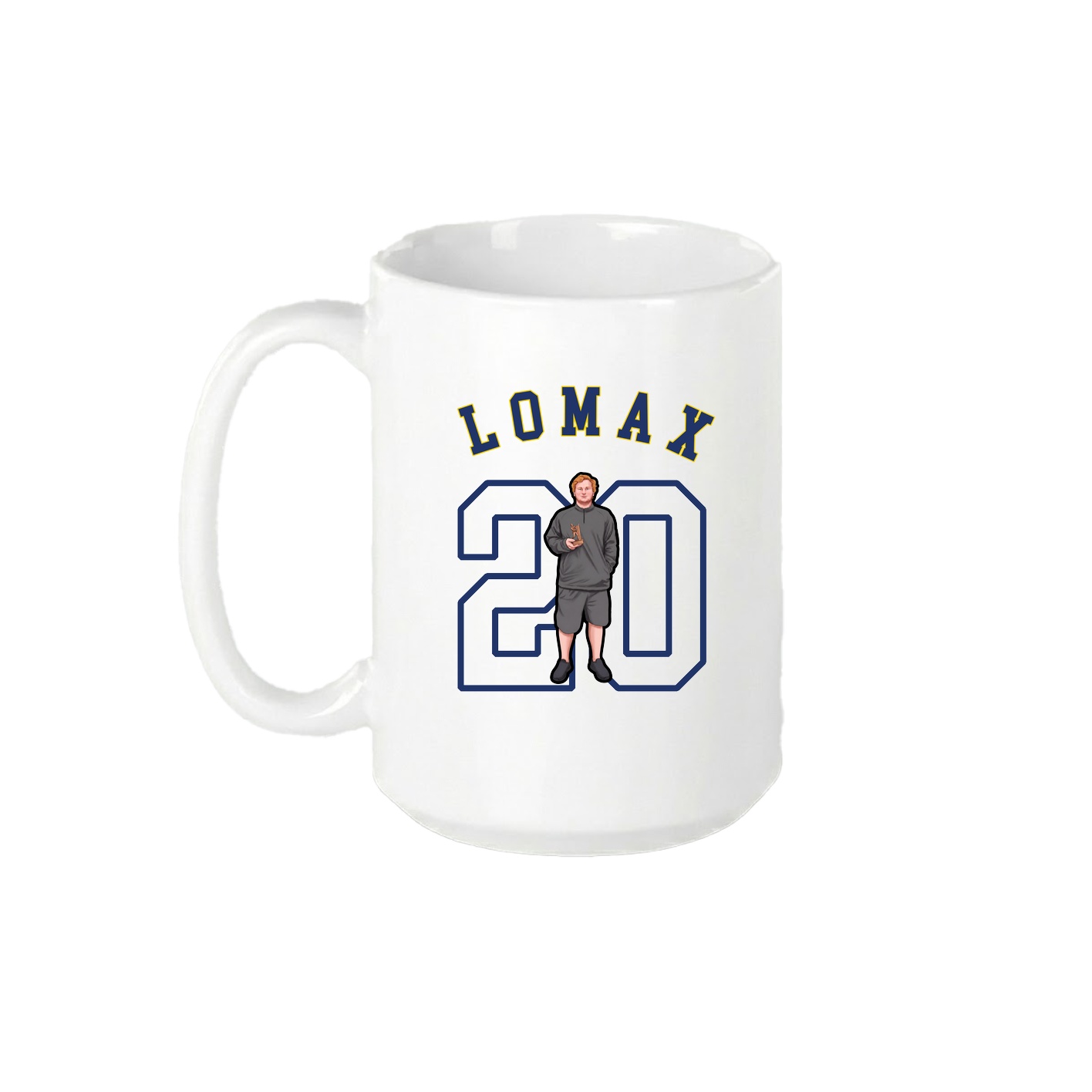 15oz Coffee Mug — Shirsey Arch in White