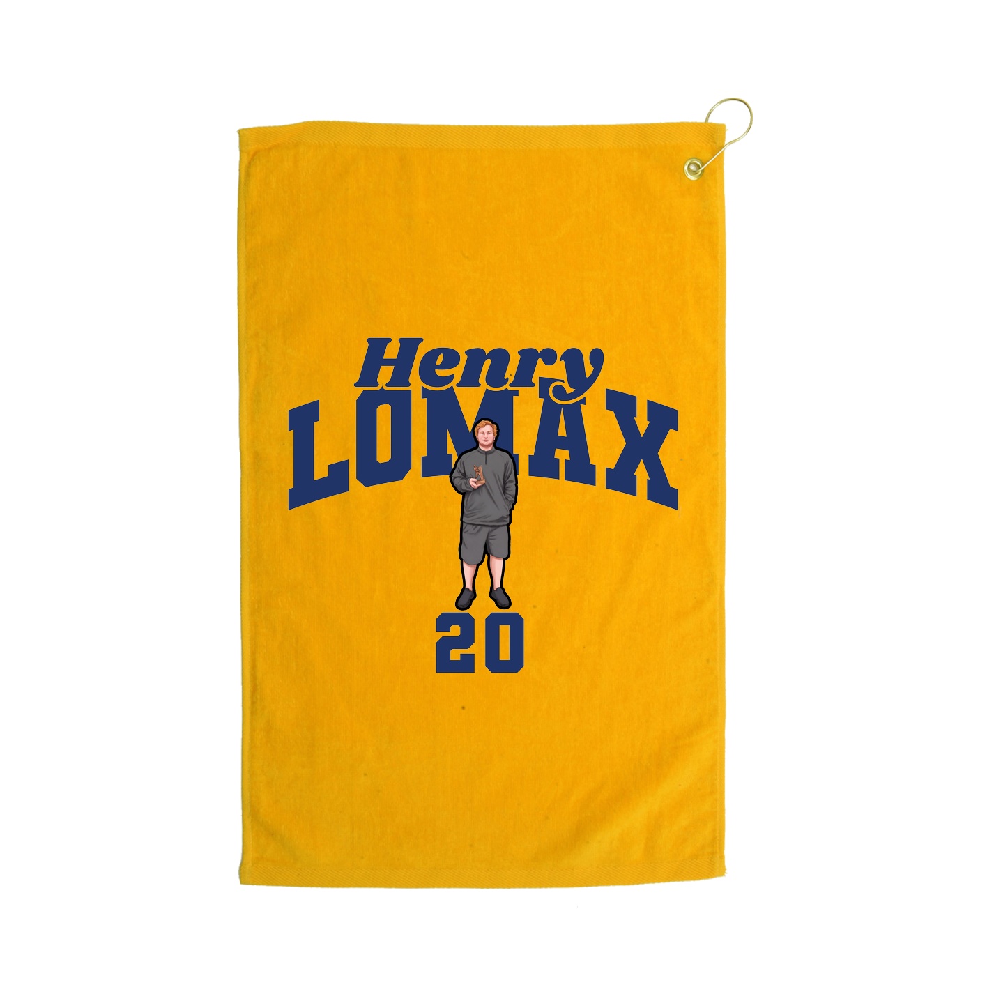 Golf Towel — Signature Arch in Gold