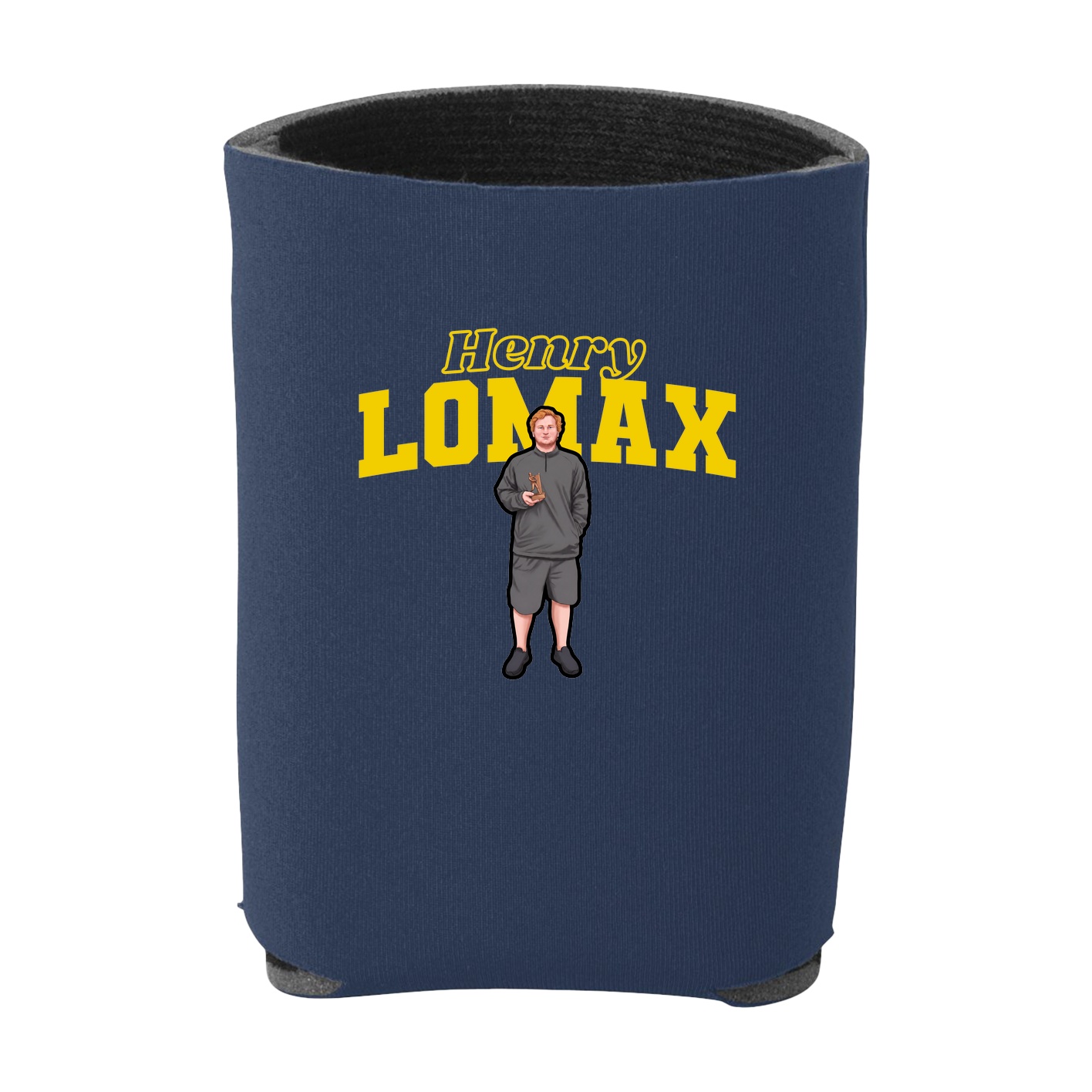 Can Holder — Name Arch in Navy