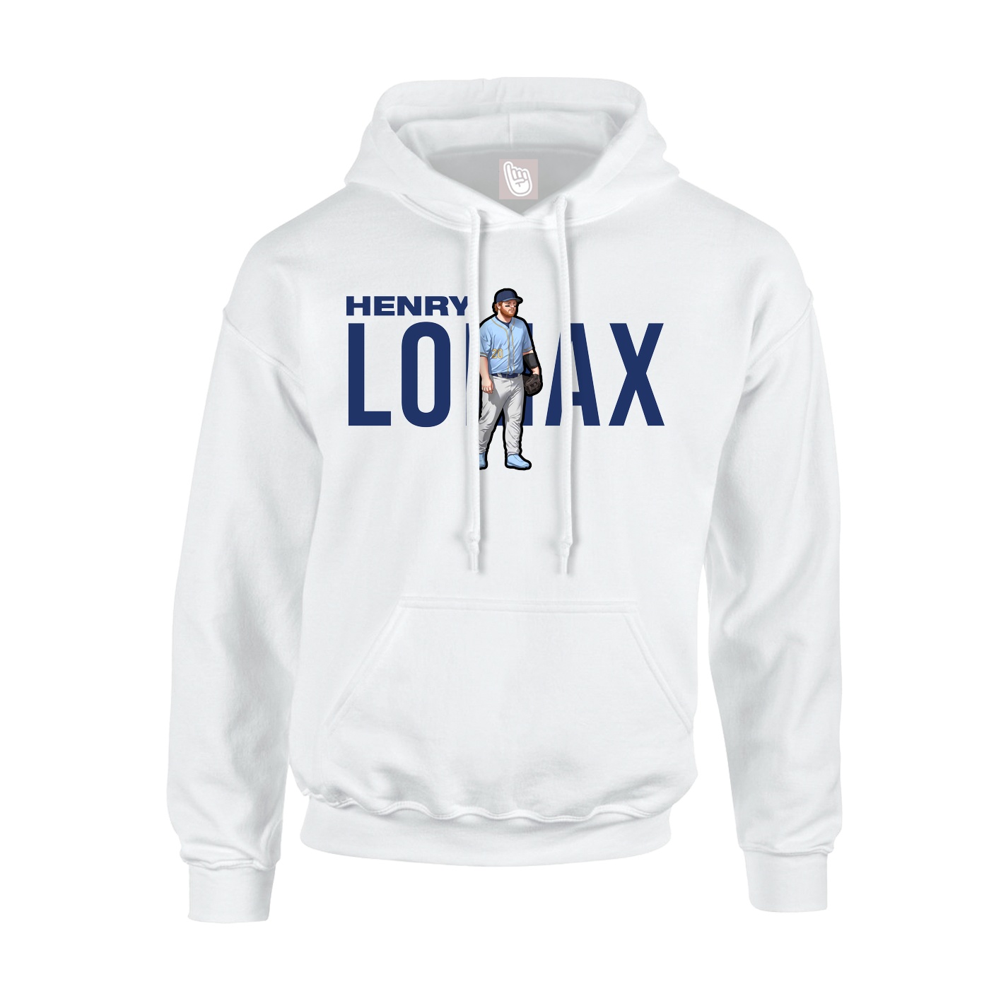 Hoodie — Player Name in White