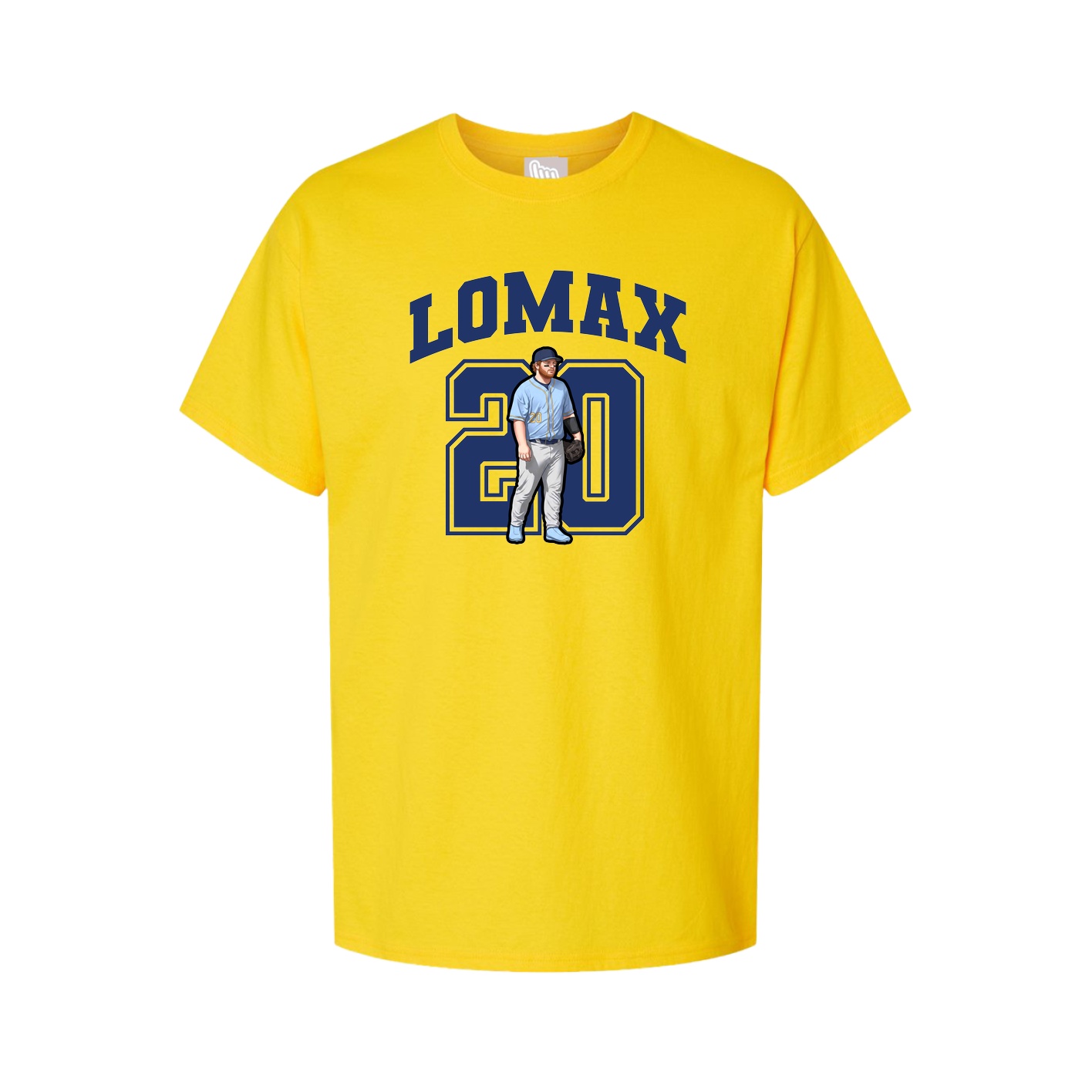 Youth Tee — Number in Gold