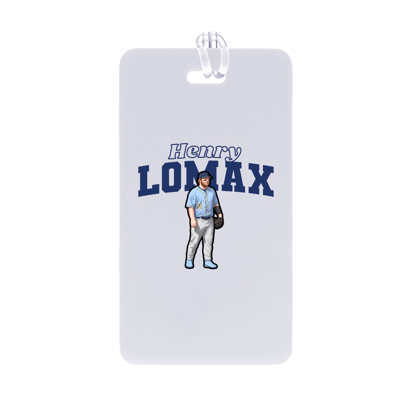 Bag Tag — Name Arch in Classic
