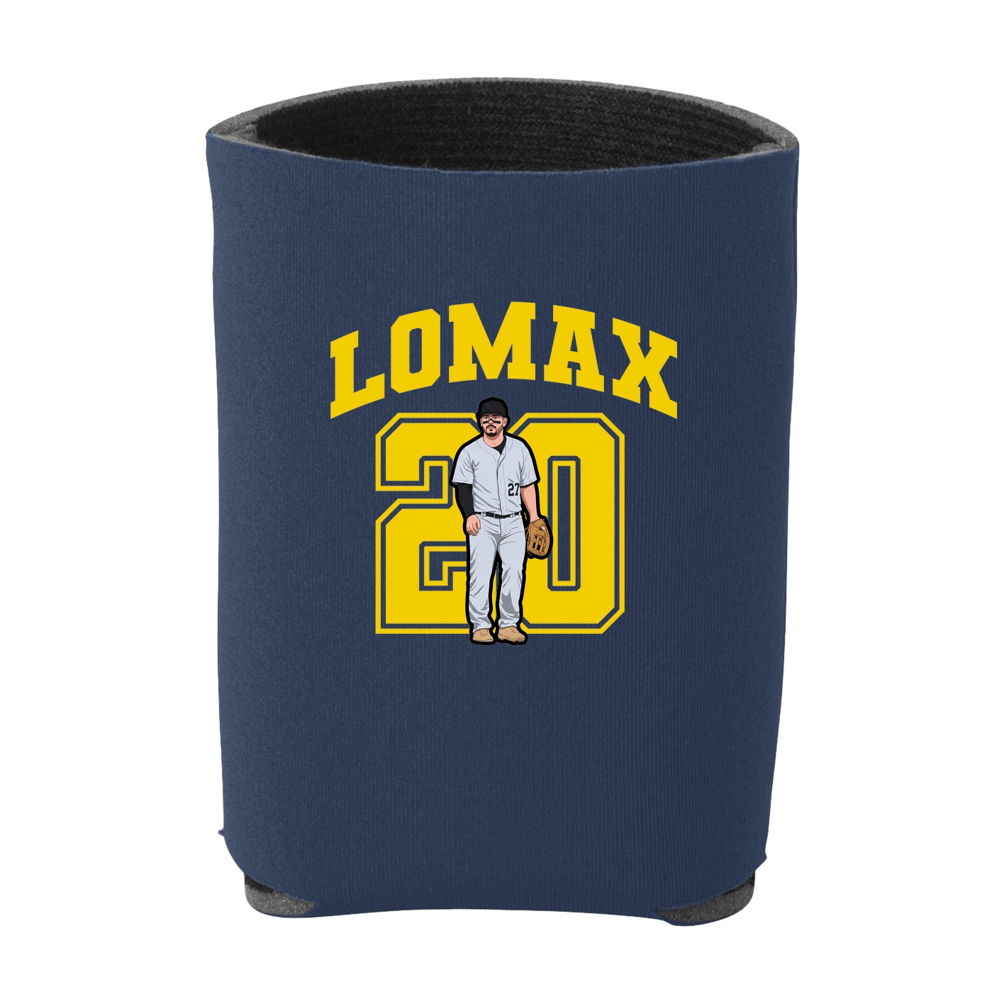 Can Holder — Number in Navy