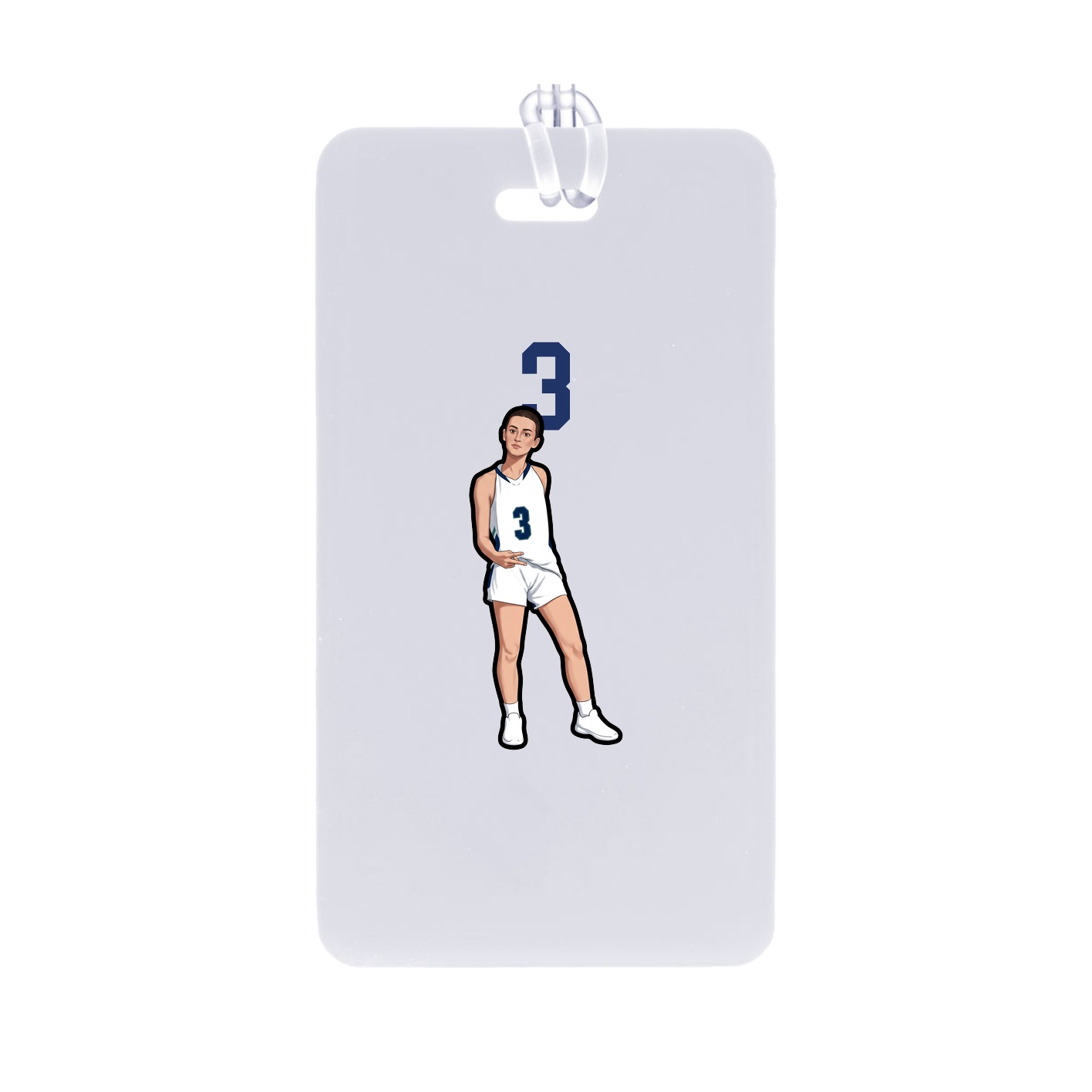 Bag Tag — Number Top in Classic