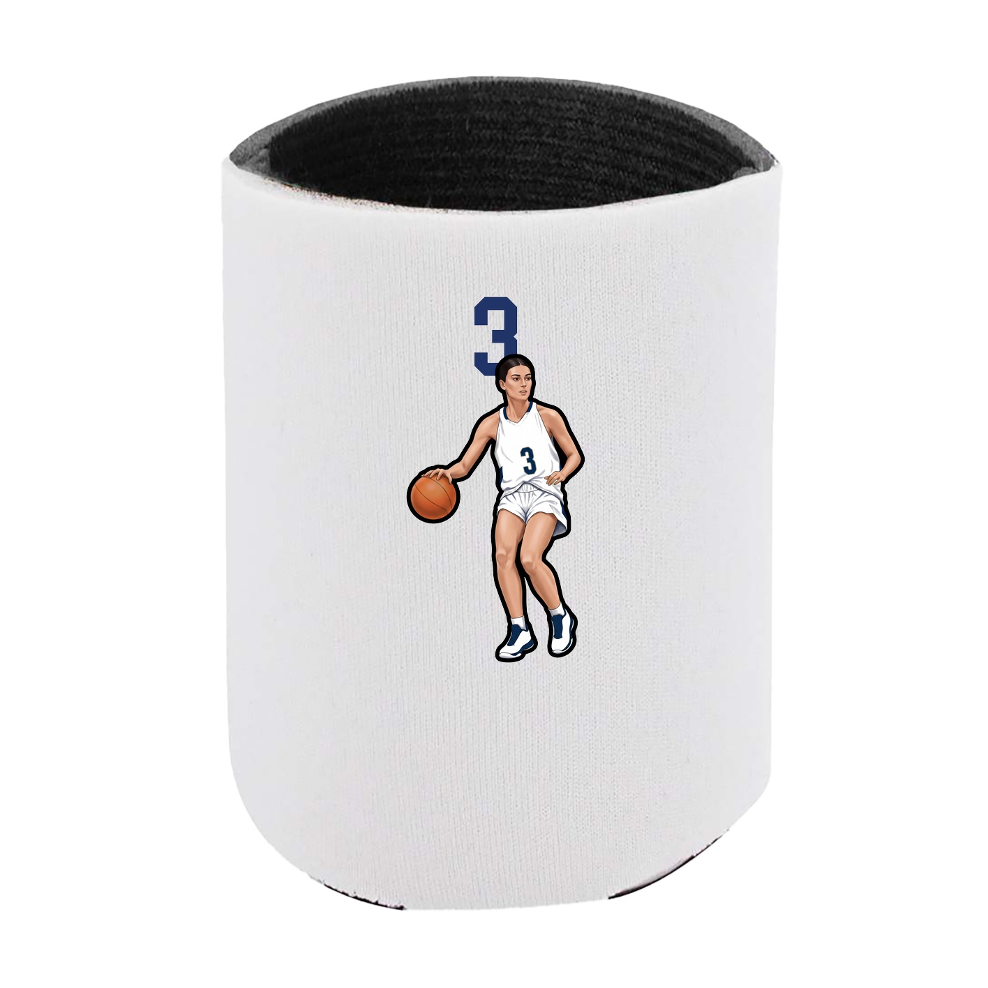 Can Holder — Number Top in White