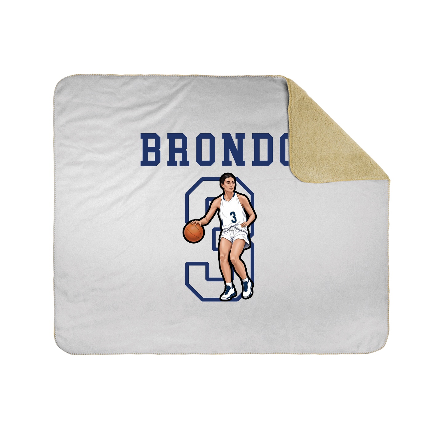 Throw Blanket — Shirsey in White