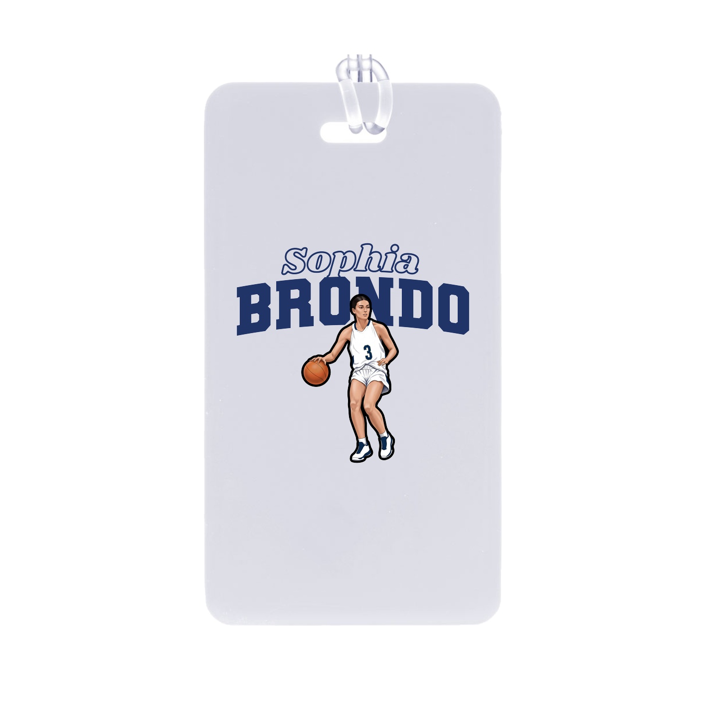 Bag Tag — Name Arch in Classic