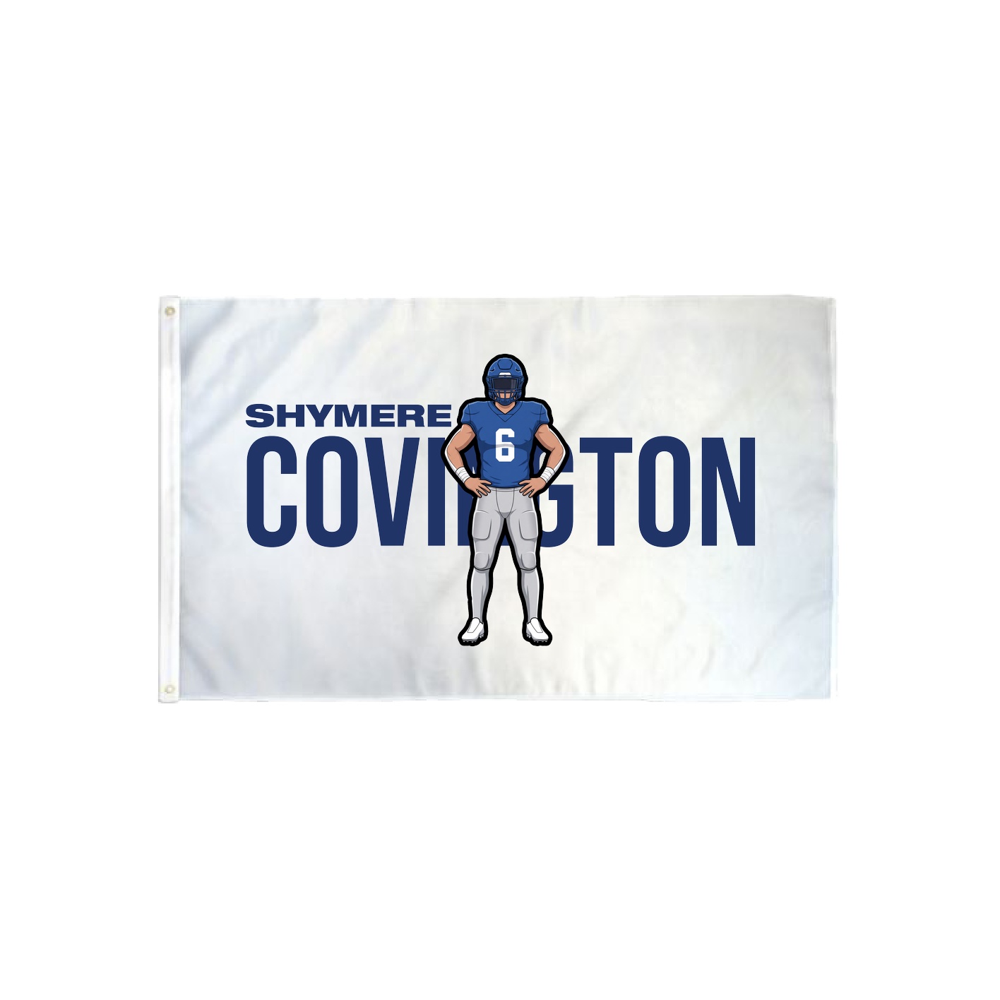 3x5 Flag — Player Name in Classic