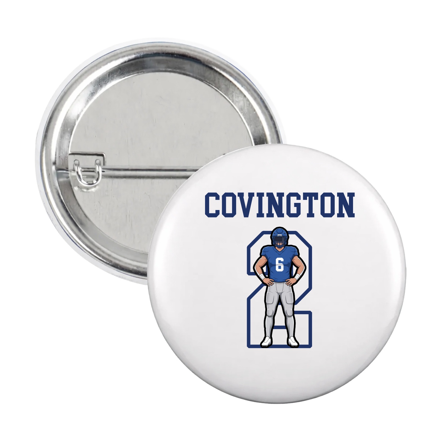 Game Day Button — Shirsey in White