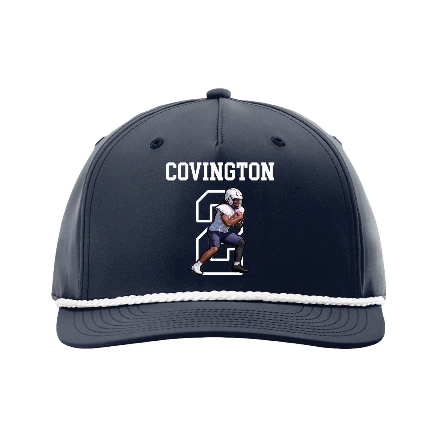 Five-Panel Classic Rope Cap — Shirsey in Navy