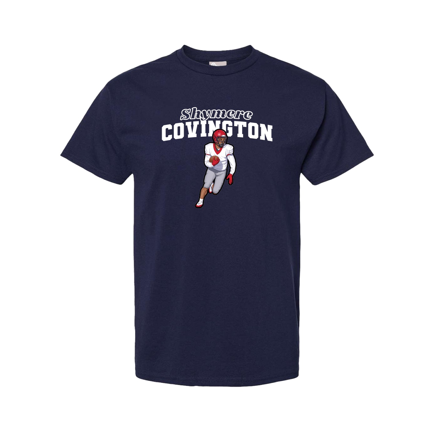 Youth Tee — Name Arch in Navy