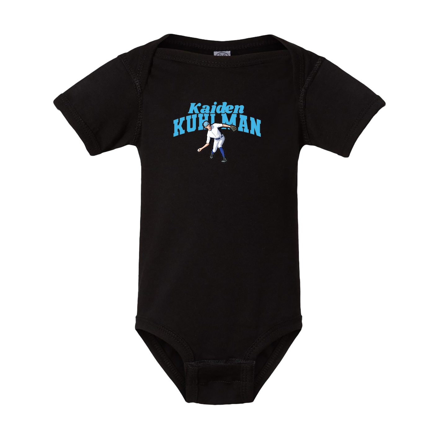Baby Onesie — Signature Arch in Black