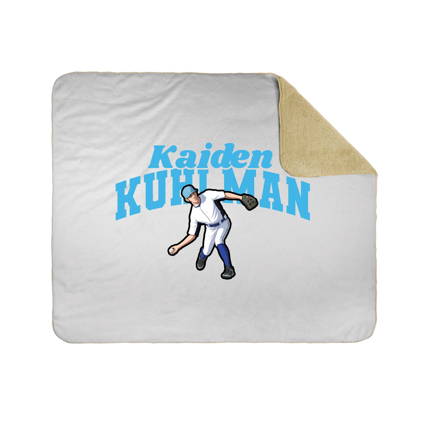 Throw Blanket — Signature Arch in White