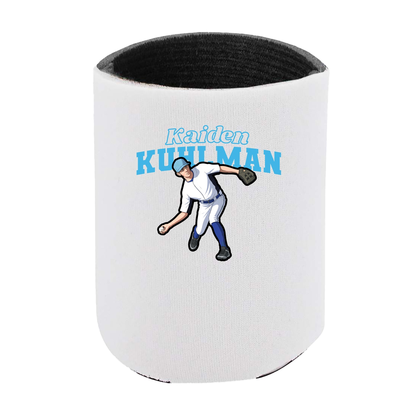 Can Holder — Name Arch in White