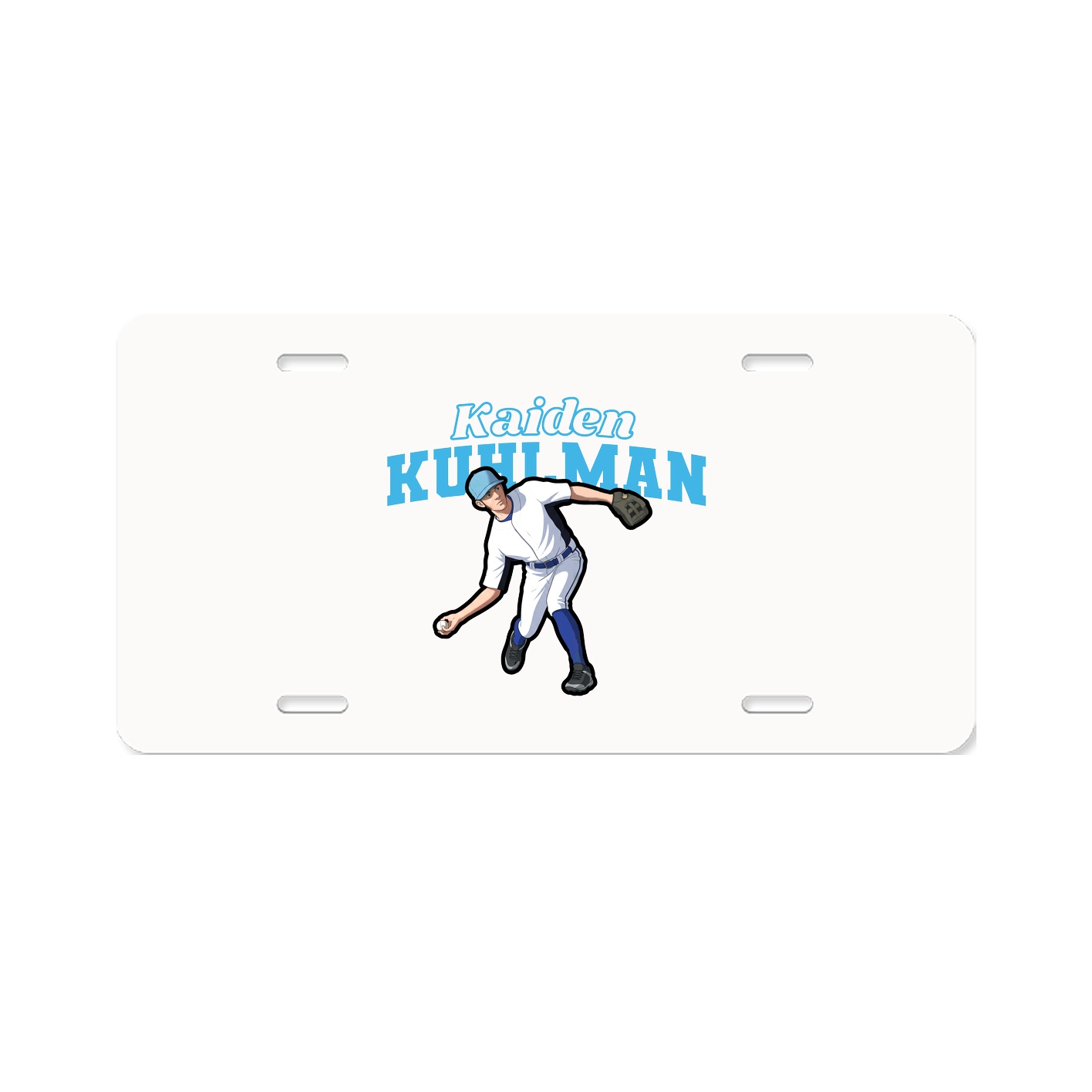 License Plate — Name Arch in Classic