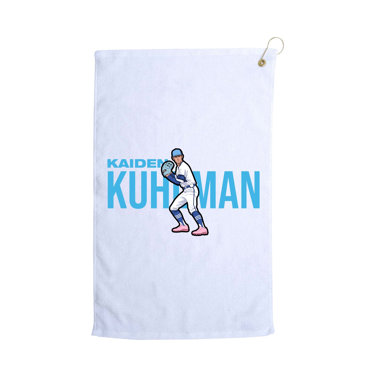 Golf Towel — Player Name in White