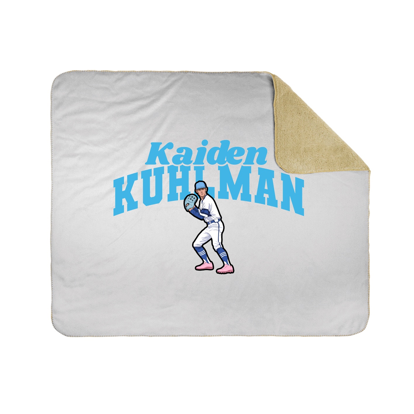 Throw Blanket — Signature Arch in White
