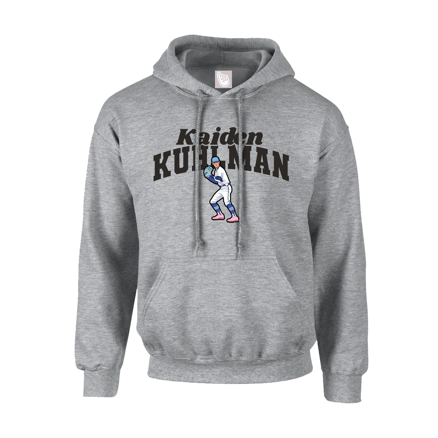 Hoodie — Signature Arch in Grey