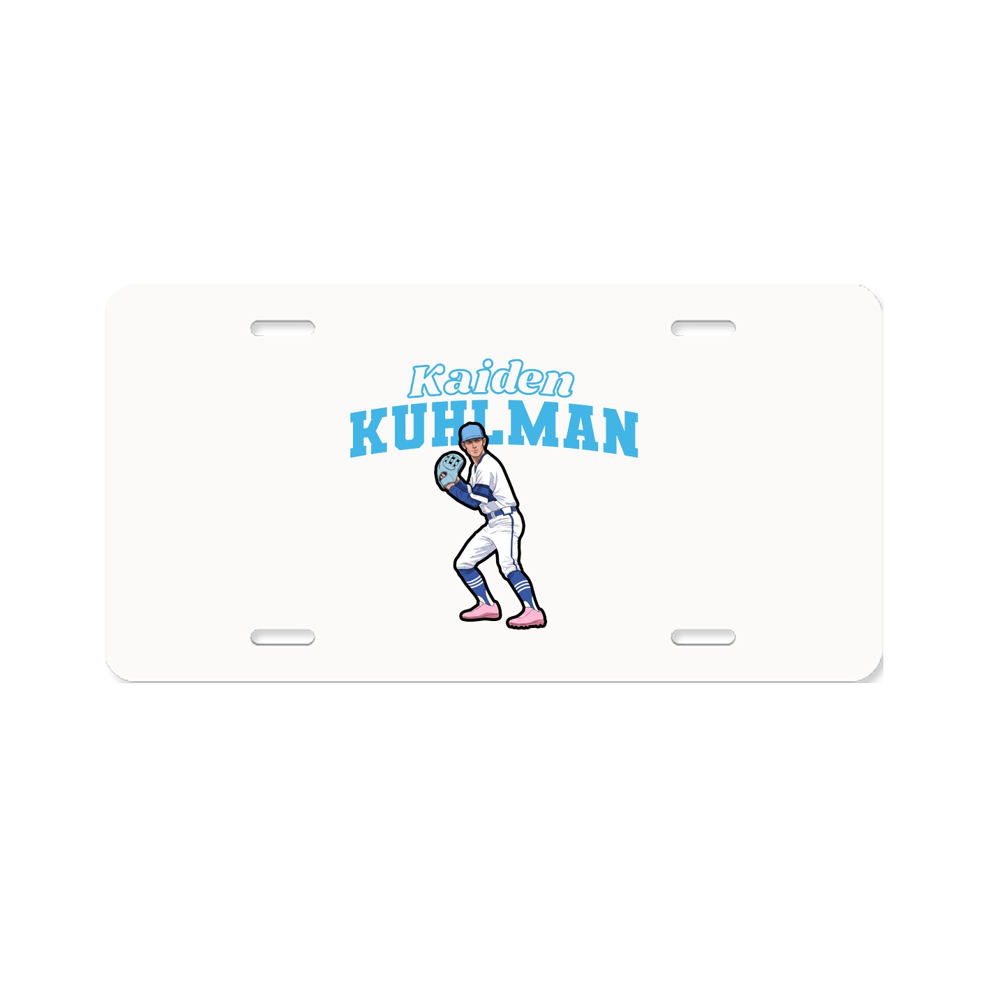 License Plate — Name Arch in Classic