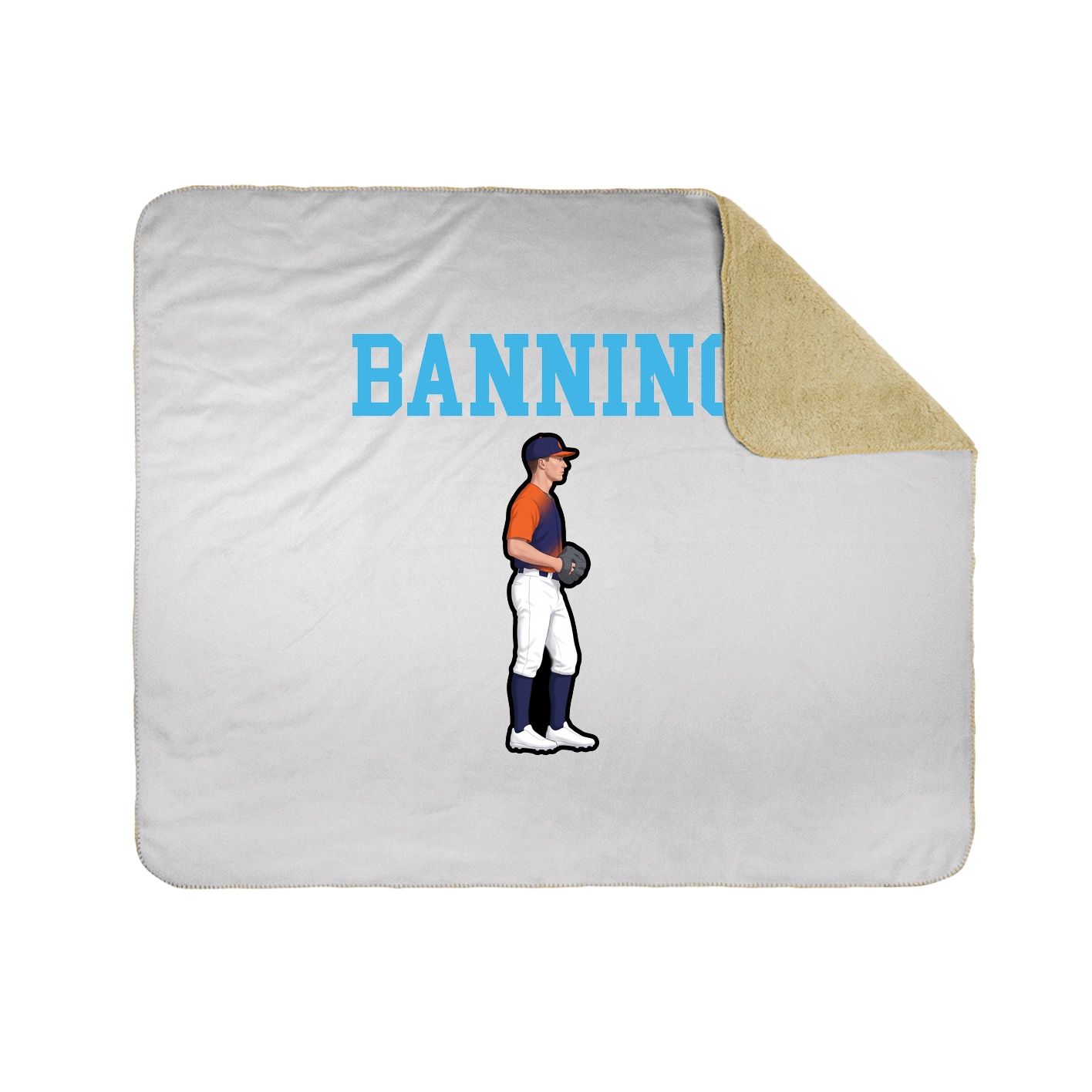 Throw Blanket — Shirsey in White