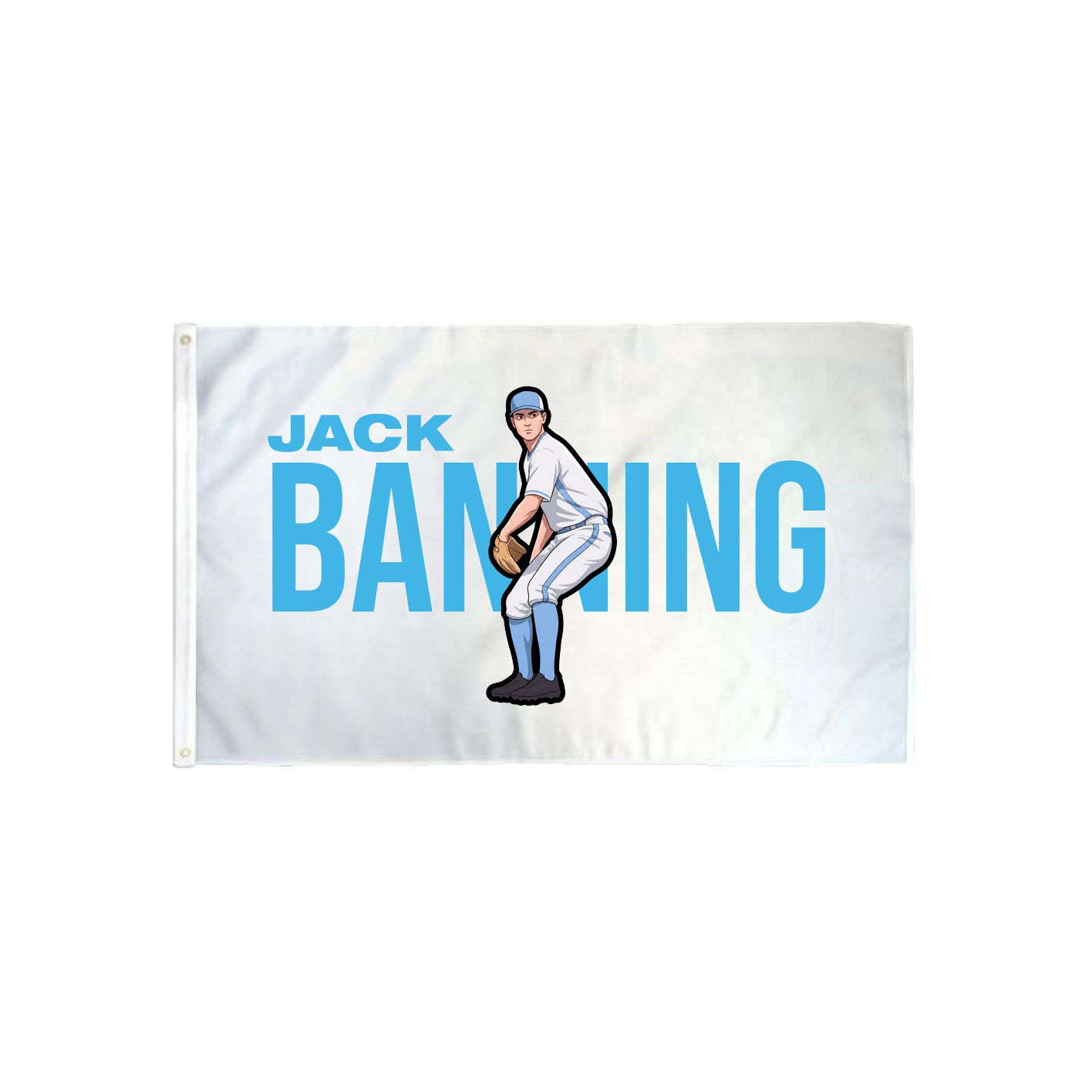 3x5 Flag — Player Name in Classic