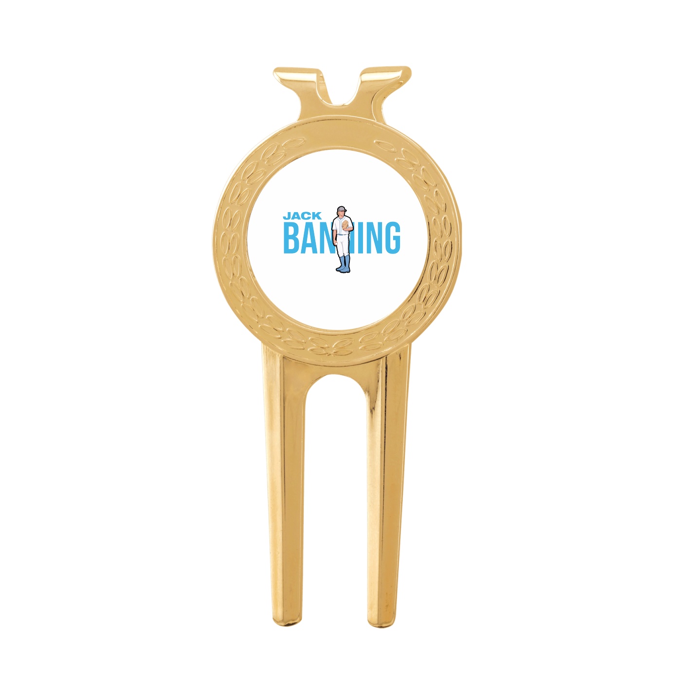 Divot Tool with Ball Marker — Player Name in Classic