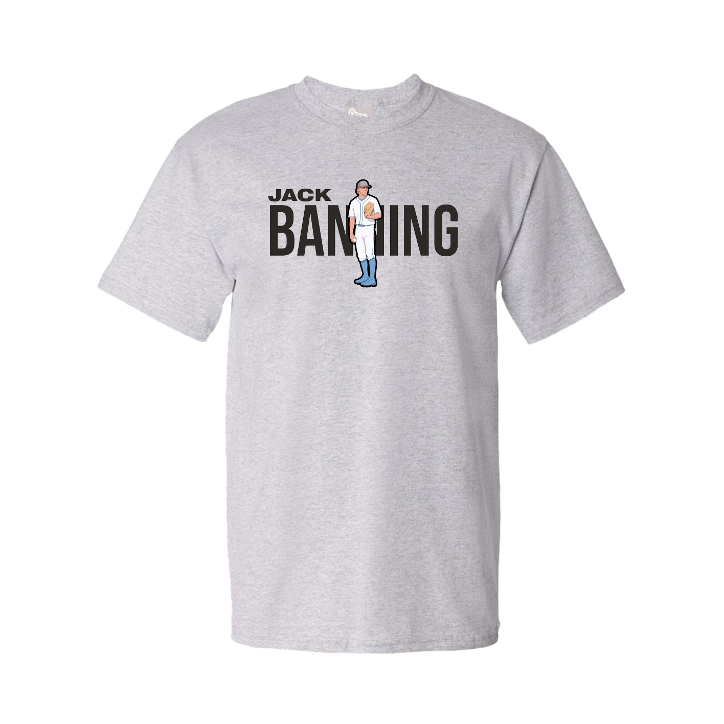 Youth Tee — Player Name in Grey