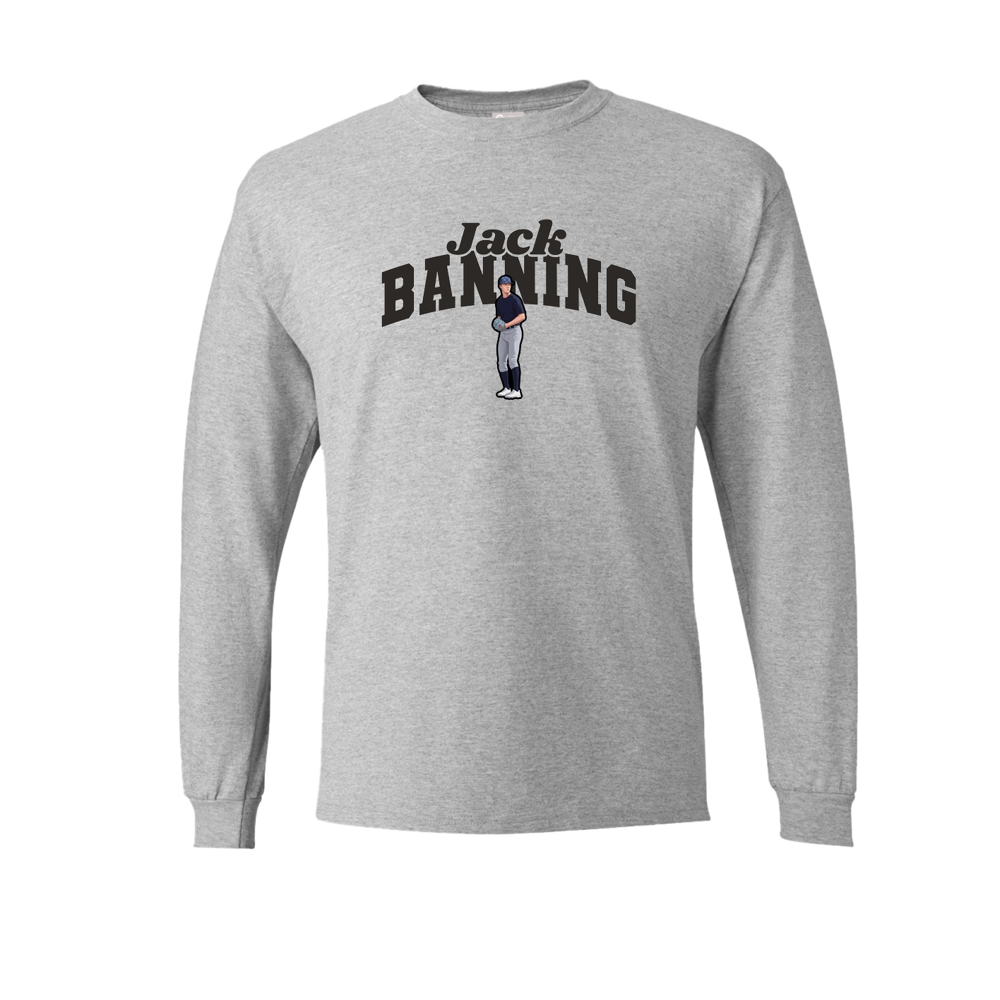 Long Sleeve Tee — Signature Arch in Grey