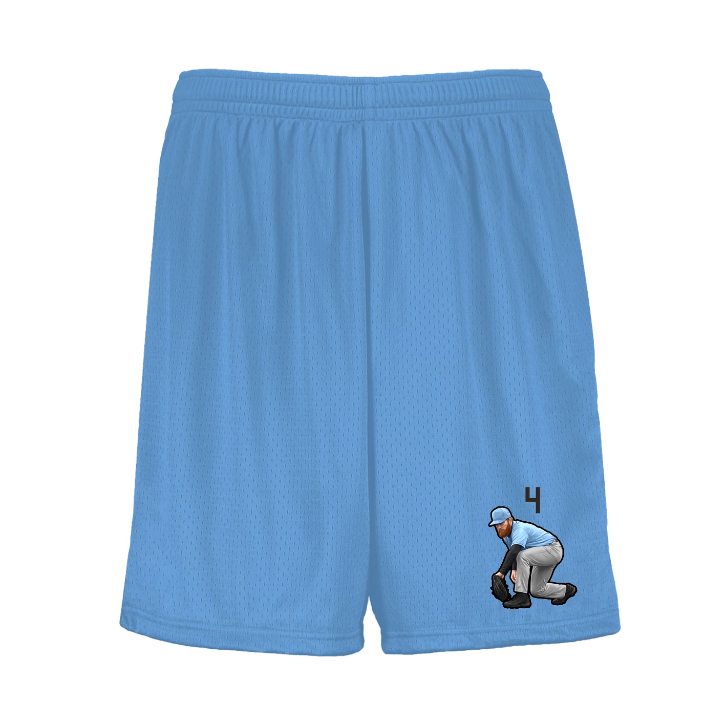 Shorts — Number Top in Light Blue