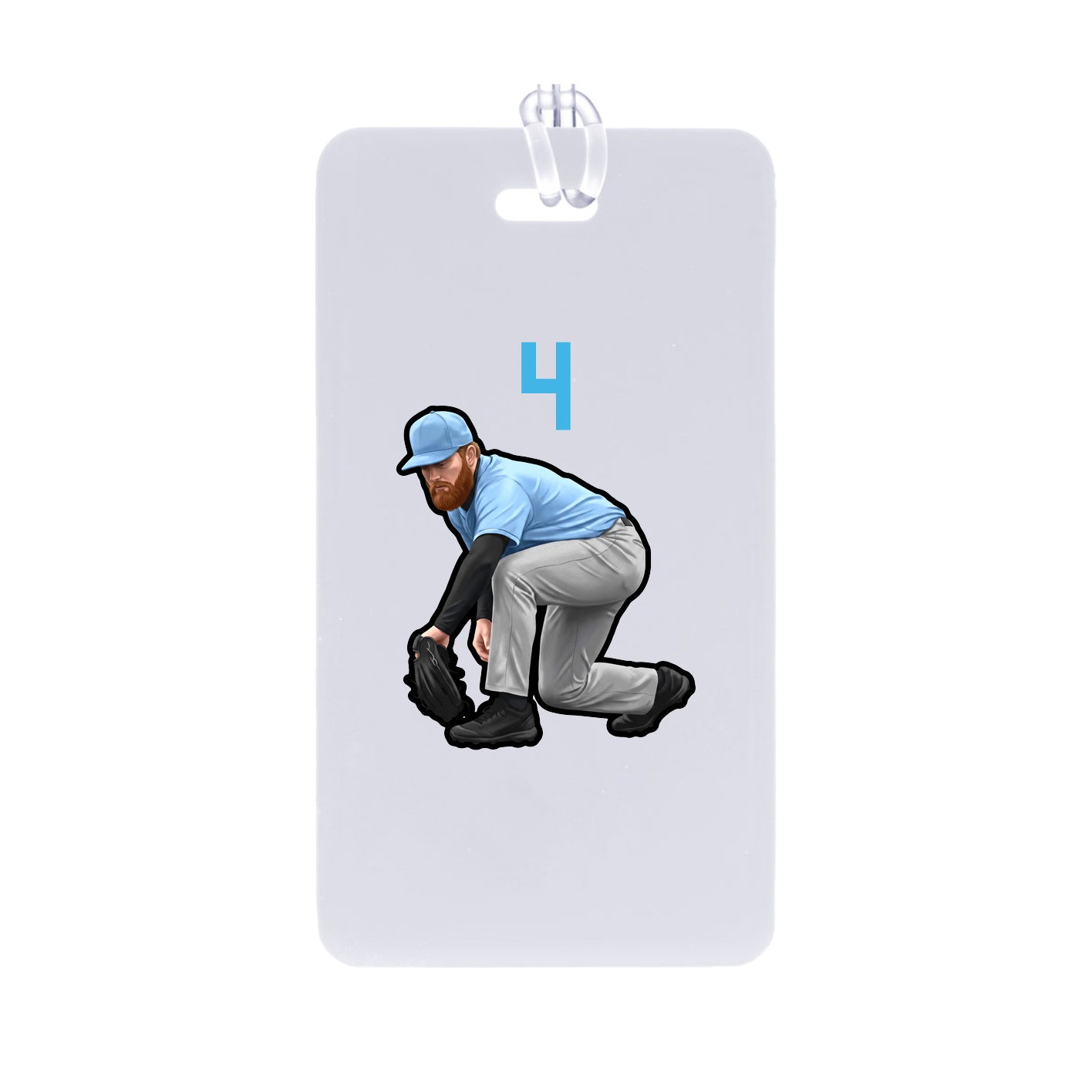 Bag Tag — Number Top in Classic