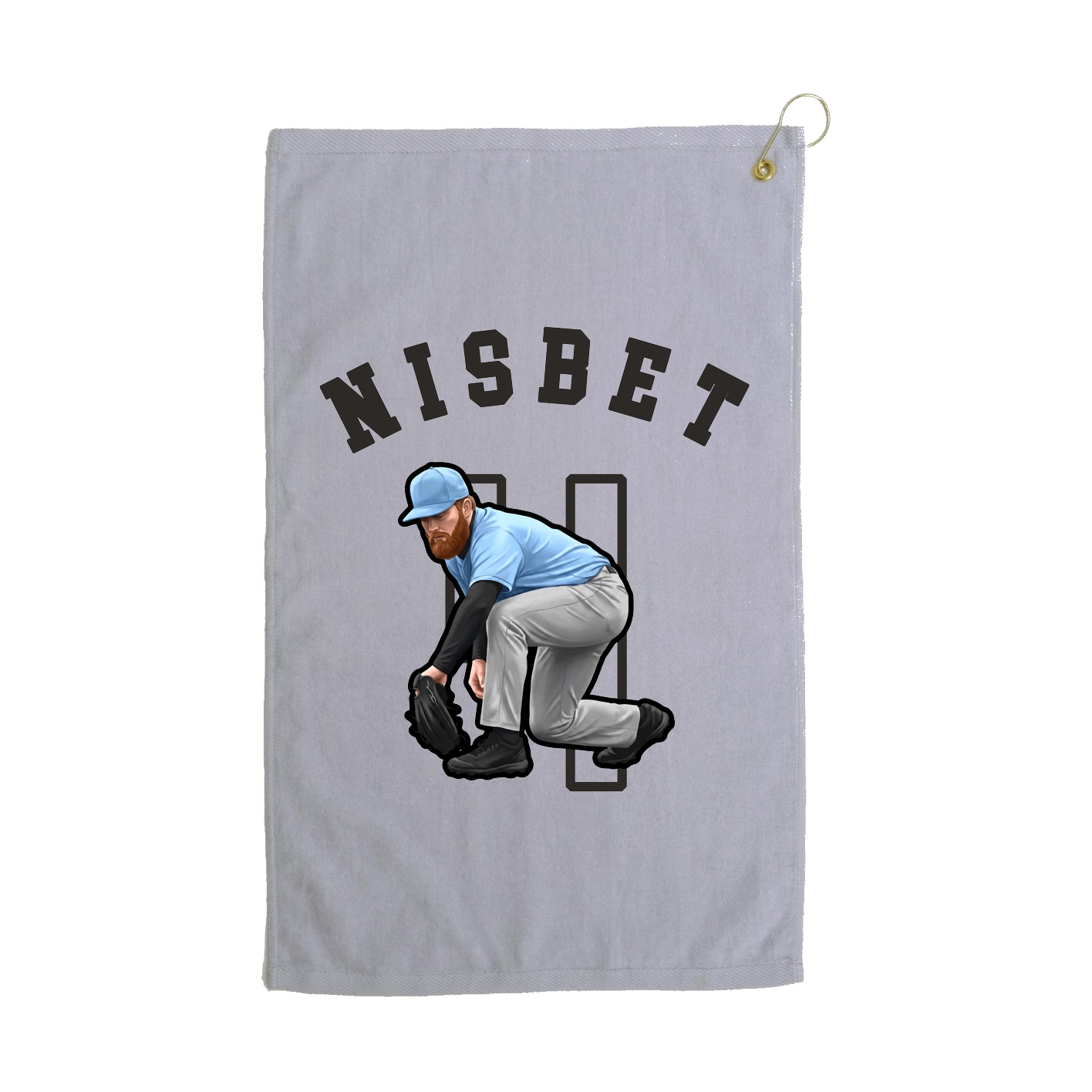 Golf Towel — Shirsey Arch in Grey