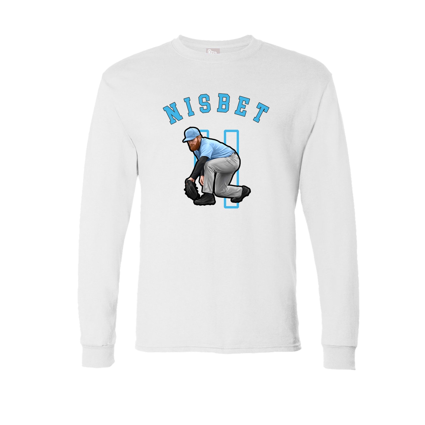Long Sleeve Tee — Shirsey Arch in White