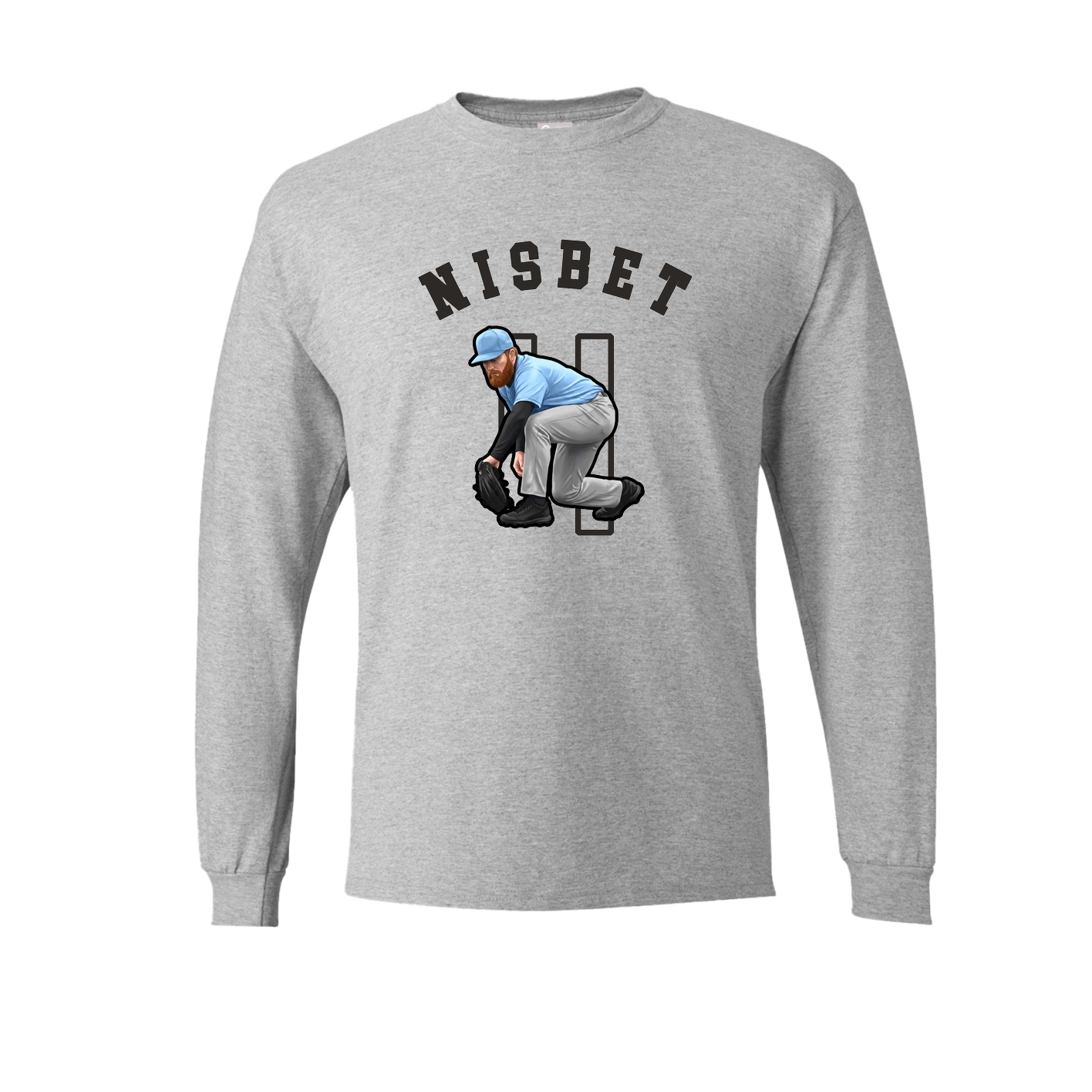 Long Sleeve Tee — Shirsey Arch in Grey