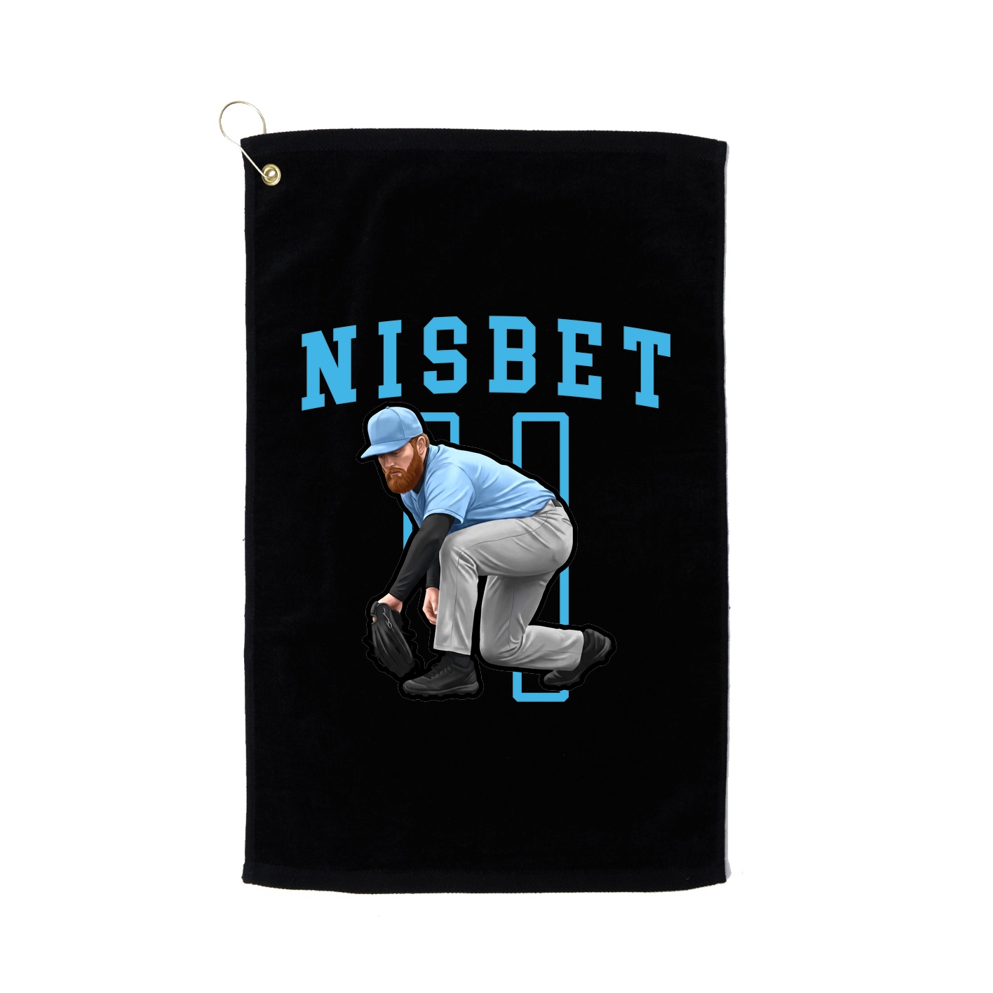 Golf Towel — Shirsey in Black