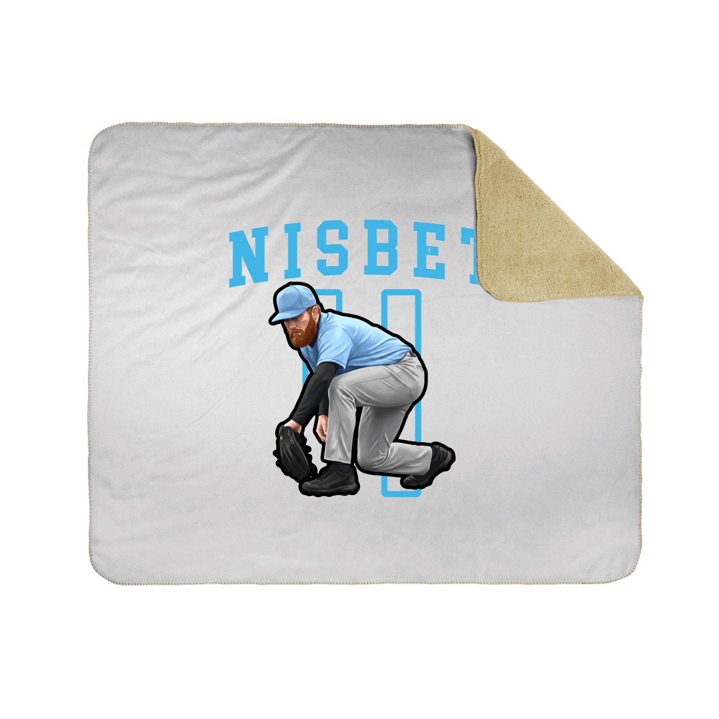 Throw Blanket — Shirsey in White