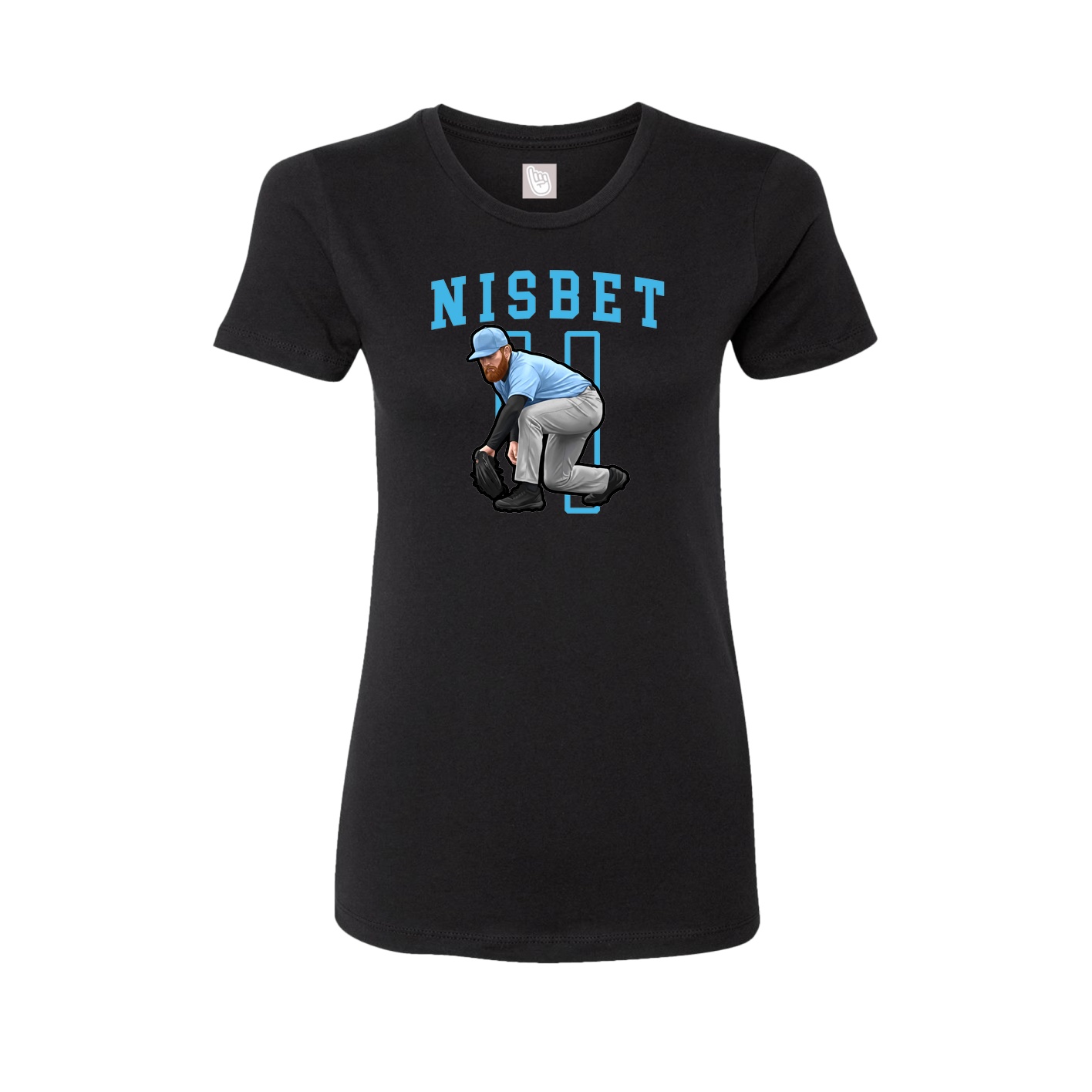 Fitted Women's Tee — Shirsey in Black