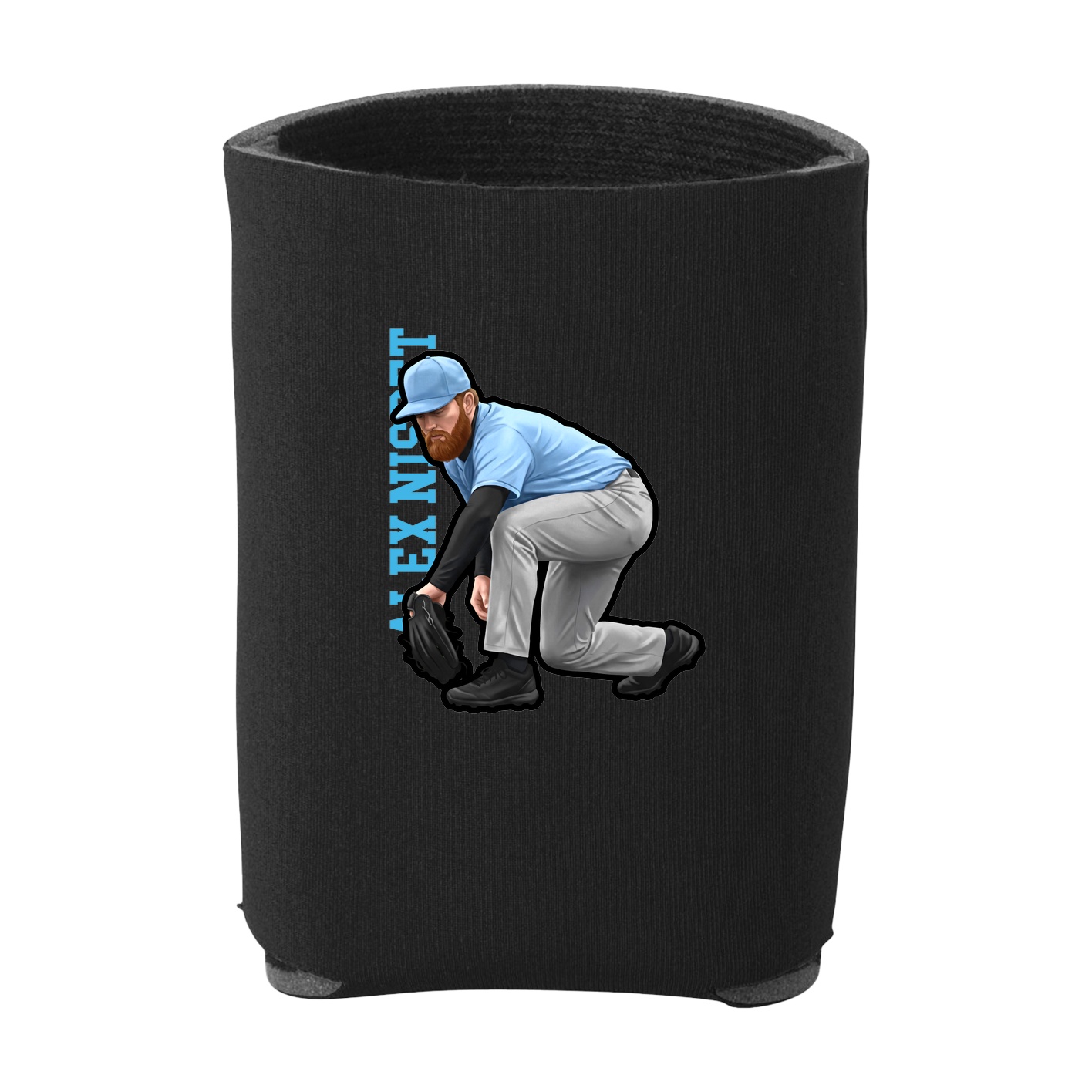 Can Holder — Name Vertical in Black