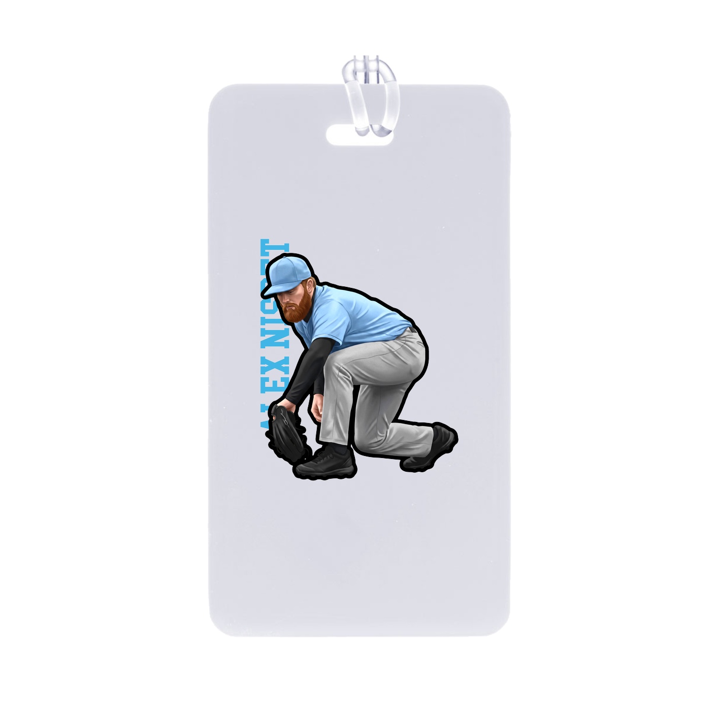 Bag Tag — Name Vertical in Classic