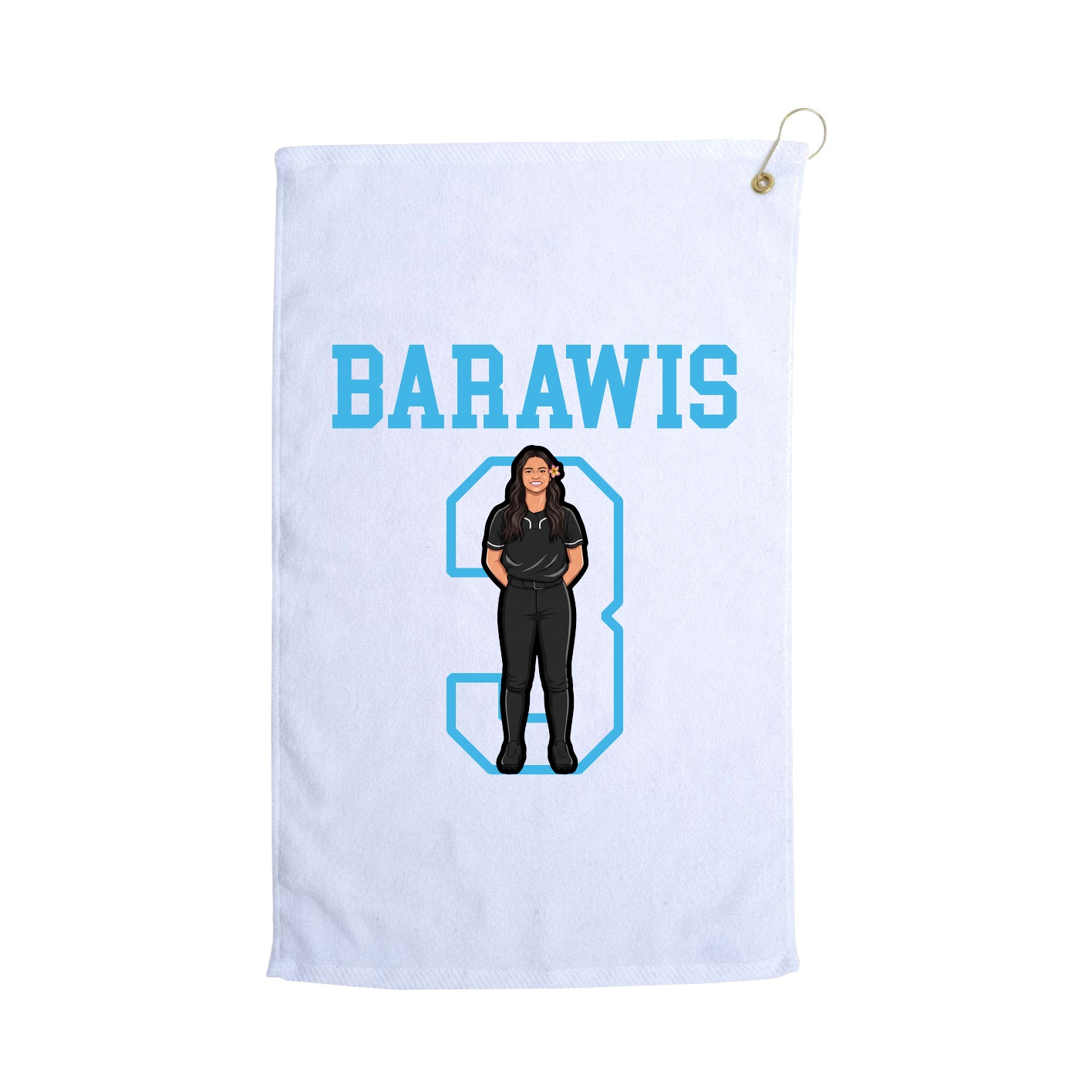 Golf Towel — Shirsey in White