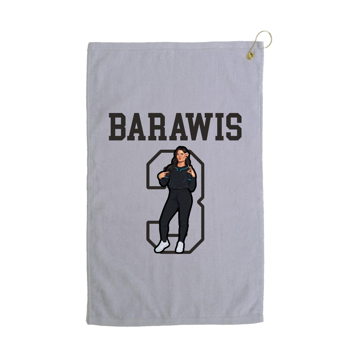 Golf Towel — Shirsey in Grey