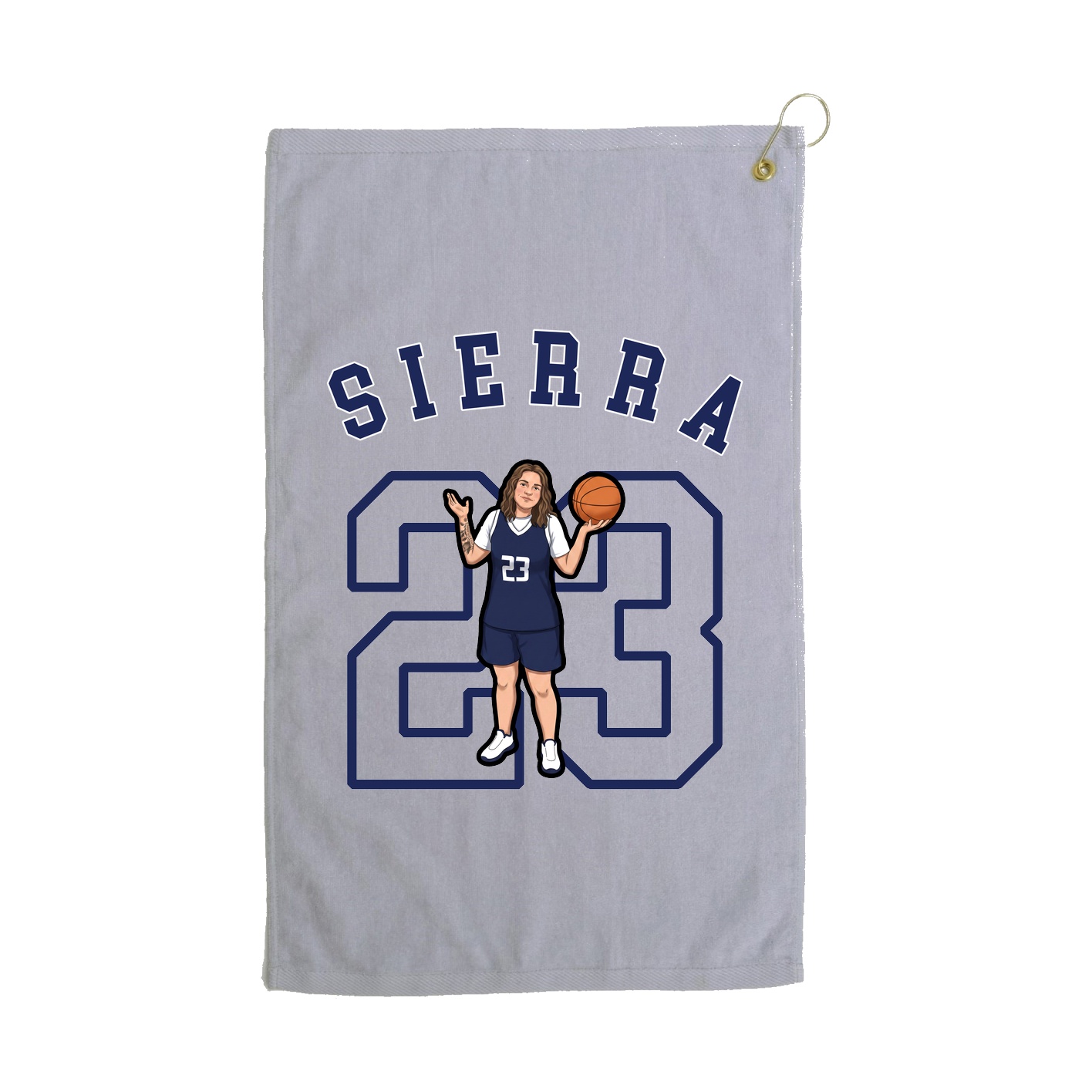 Golf Towel — Shirsey Arch in Grey