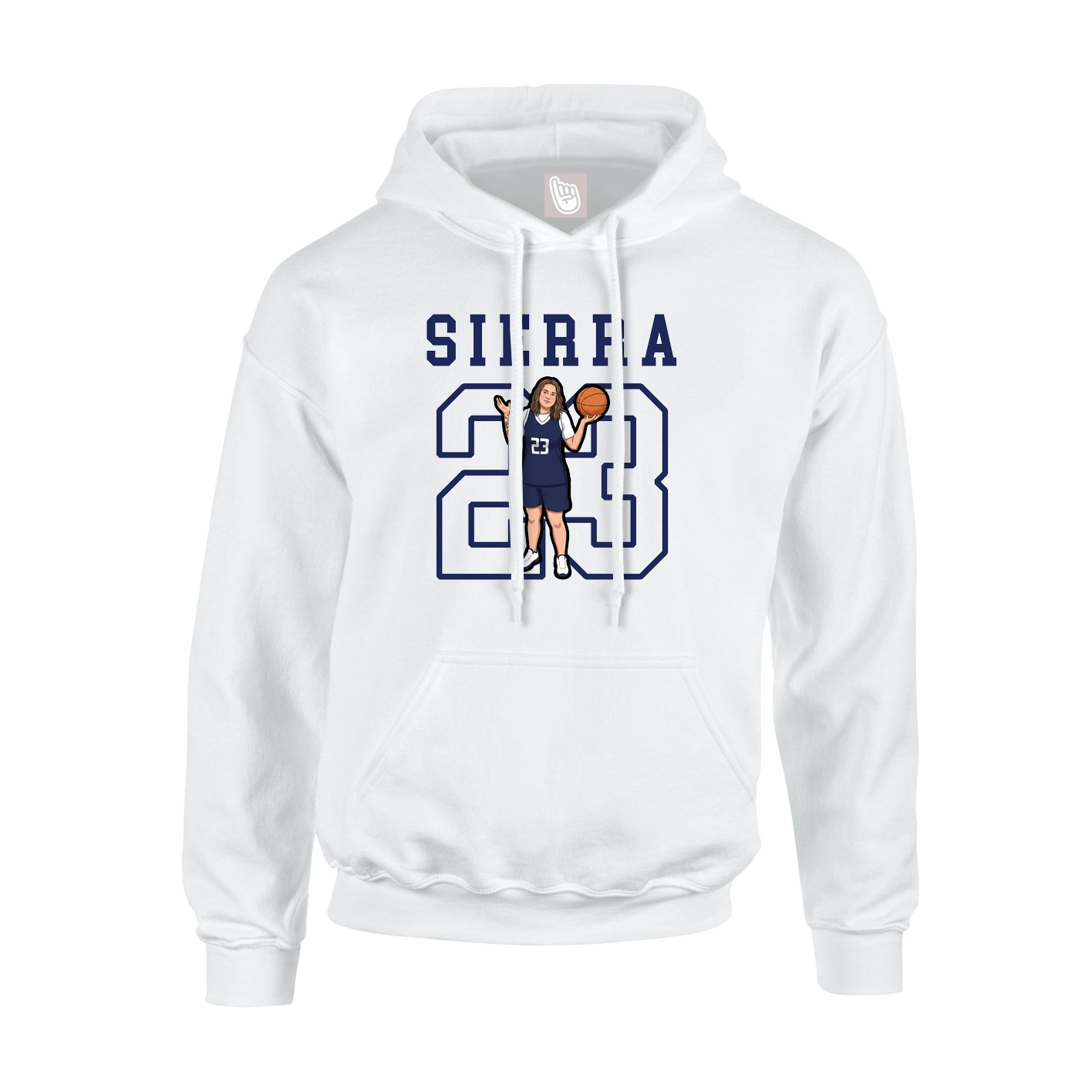 Youth Hoodie — Shirsey in White